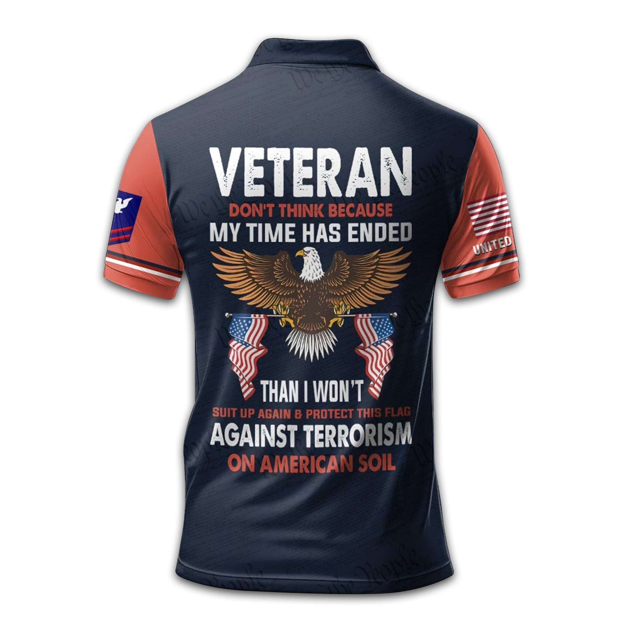 USCG Custom Polo Shirt VPVC212905, Gifts For Coast Guard Veteran, Best Gifts On Father's Day, Armed Forces Day, Independence Day, Veterans Day.