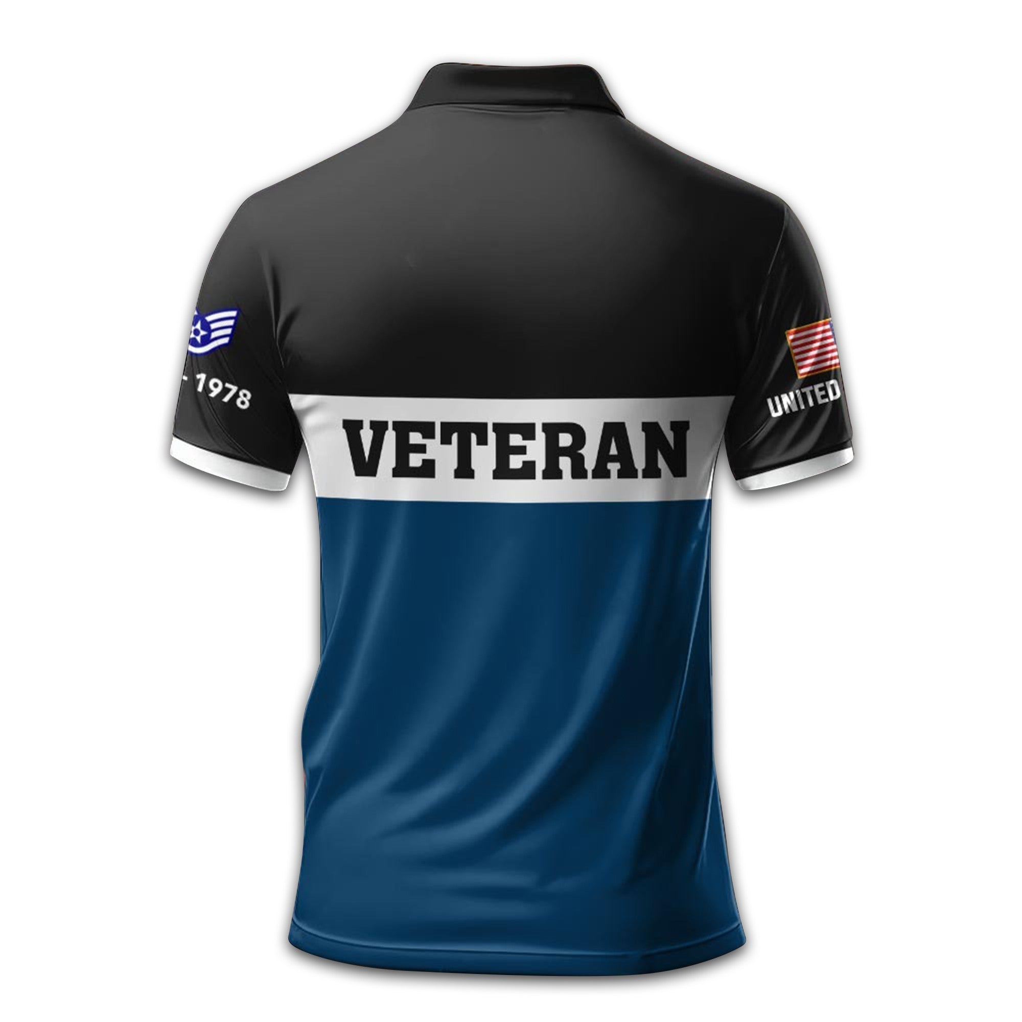 USAF Custom Polo Shirt VPVC213404, Gifts For Air Force Veteran, Best Gifts On Father's Day, Armed Forces Day, Independence Day, Veterans Day.