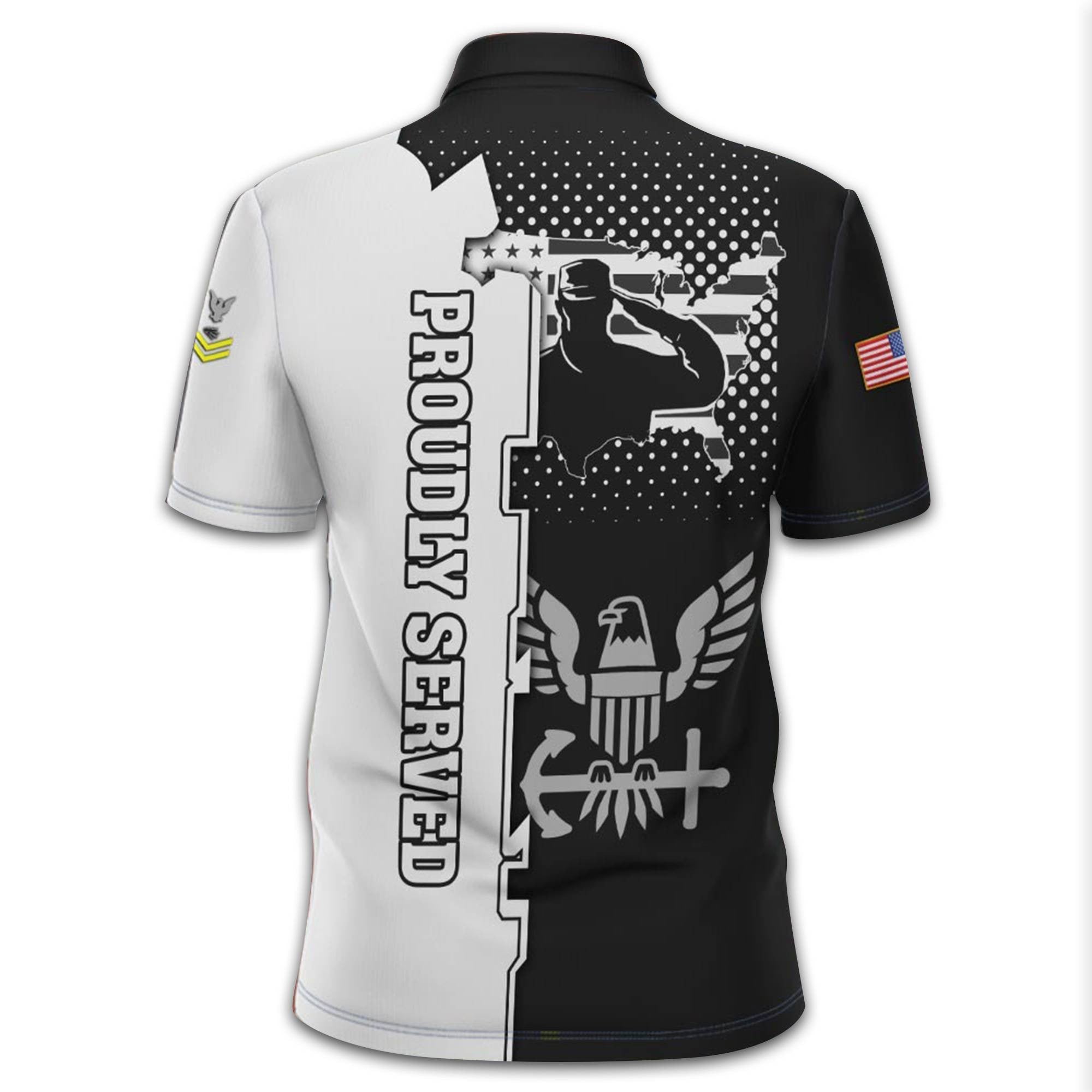 Unique Custom Name, Rank, Year US Navy Polo Shirt VPVC213602, Gifts For Navy Veteran, Gifts For Dad, For Husband, Best Gifts On Father's Day, Independence Day, Veterans Day.