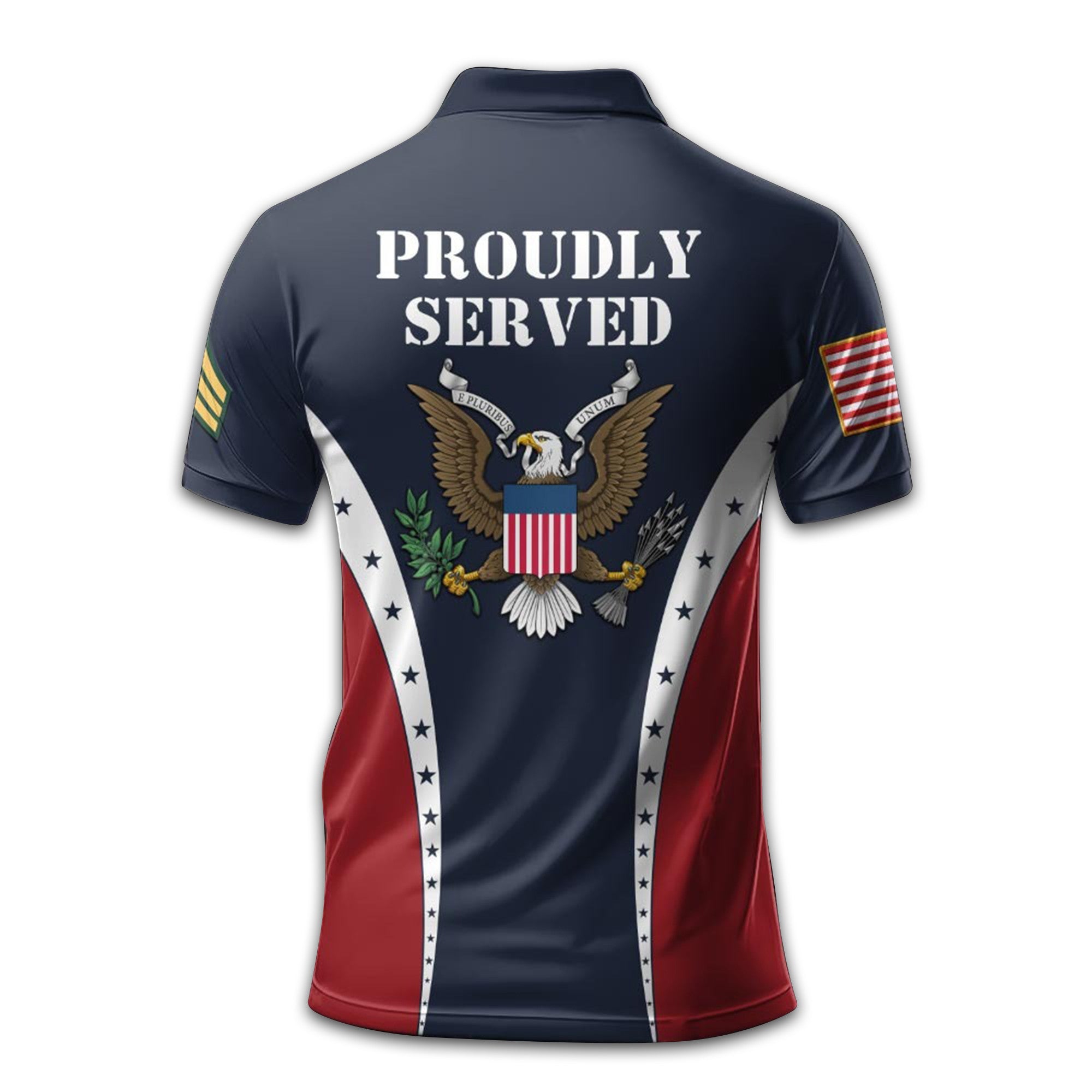 US Army Custom Polo Shirt VPVC213606, Gifts For Army Veteran, Best Gifts On Father's Day, Armed Forces Day, Independence Day, Veterans Day.