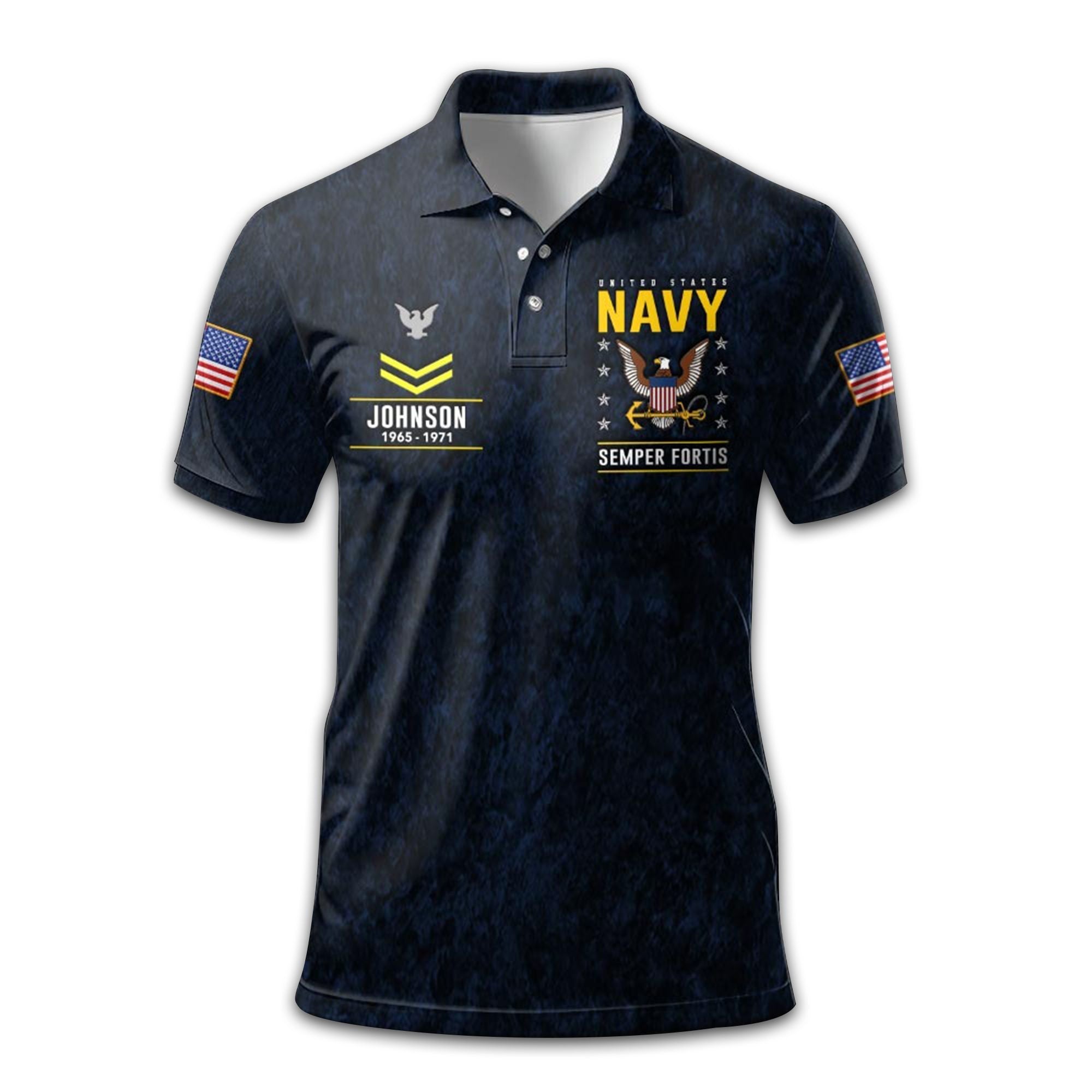 US Navy Custom Polo Shirt VPVC213902, Gifts For Navy Veteran, Best Gifts On Father's Day, Armed Forces Day, Independence Day, Veterans Day.