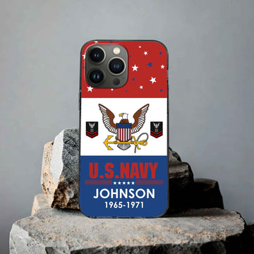 US Navy Custom Phone Case VPVC501802, Gifts For Navy Veteran, Best Gifts On Father's Day, Armed Forces Day, Independence Day, Veterans Day.