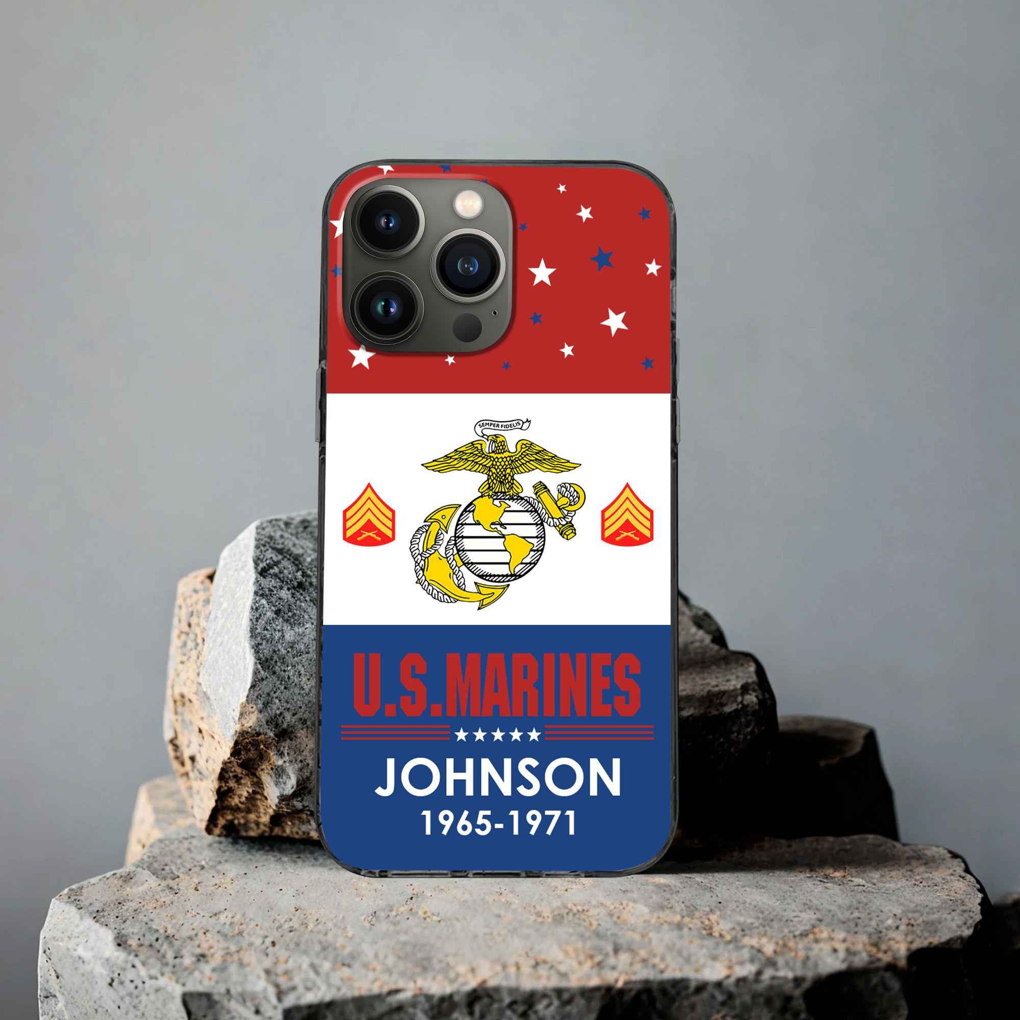 USMC Custom Phone Case VPVC501803, Gifts For Marine Veteran, Best Gifts On Father's Day, Armed Forces Day, Independence Day, Veterans Day.