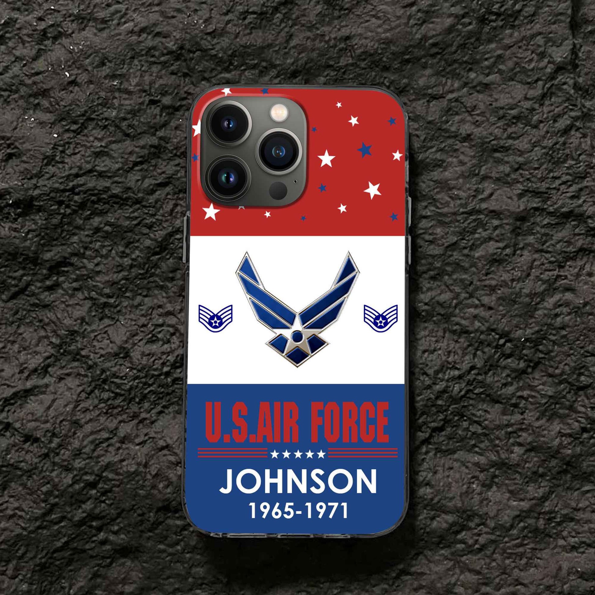 USAF Custom Phone Case VPVC501804, Gifts For Air Force Veteran, Best Gifts On Father's Day, Armed Forces Day, Independence Day, Veterans Day.
