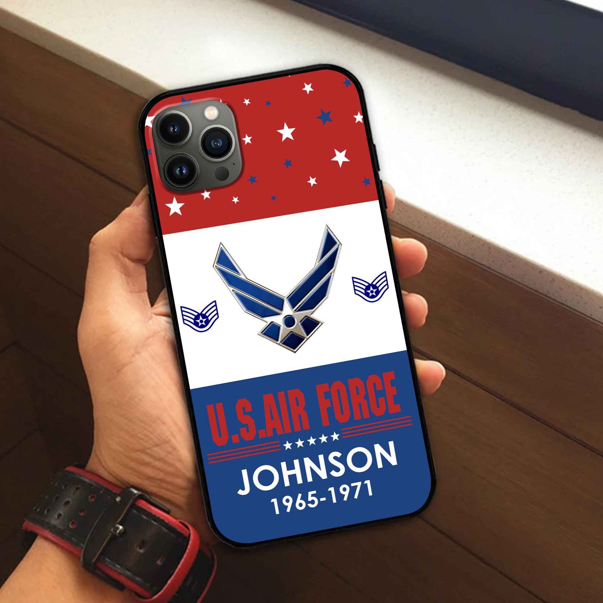 USAF Custom Phone Case VPVC501804, Gifts For Air Force Veteran, Best Gifts On Father's Day, Armed Forces Day, Independence Day, Veterans Day.