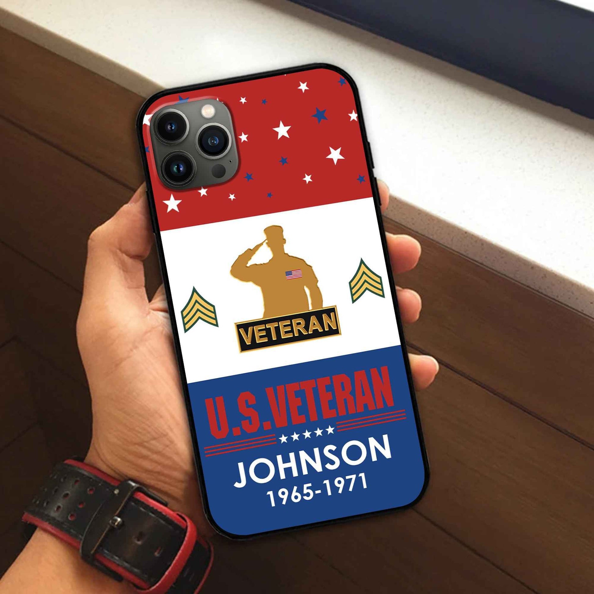 US Veteran Custom Phone Case VPVC501807, Gifts For US Veteran, Best Gifts On Father's Day, Armed Forces Day, Independence Day, Veterans Day.