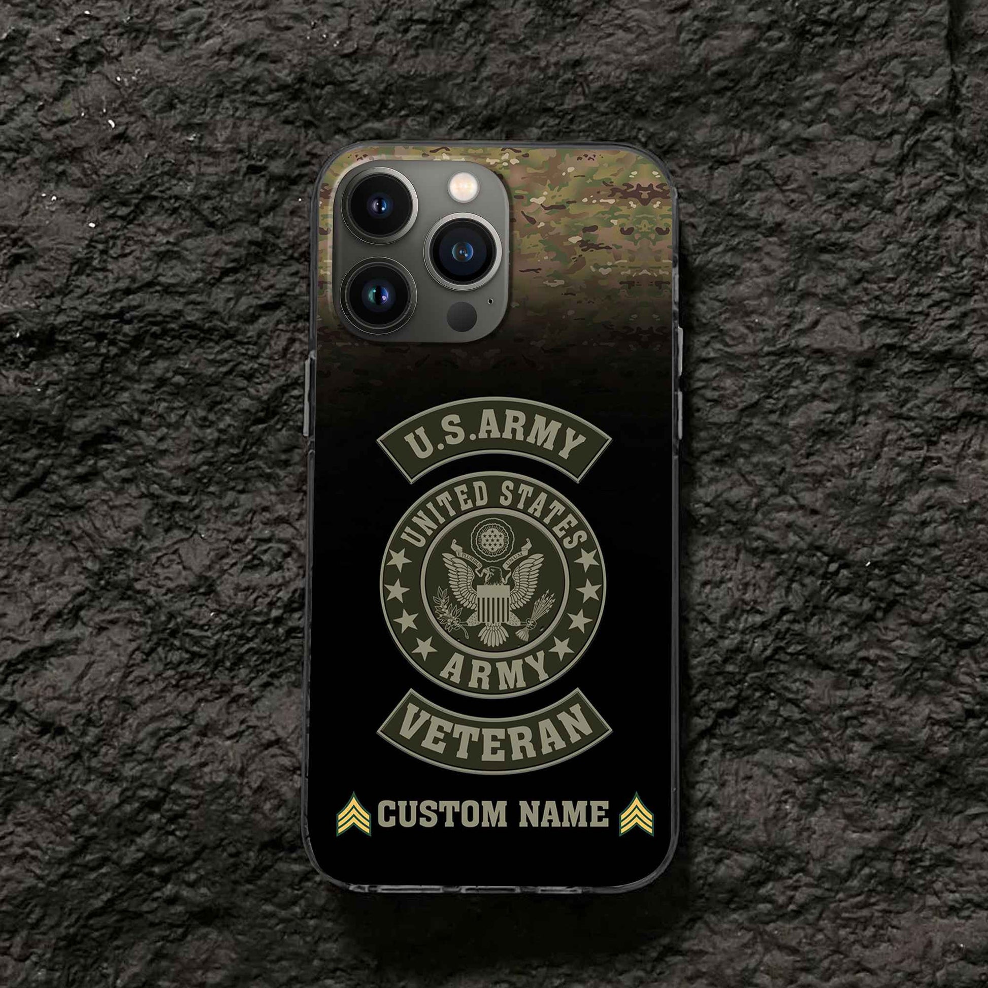 US Army Custom Phone Case VPVC502401, Gifts For Army Veteran, Best Gifts On Father's Day, Armed Forces Day, Independence Day, Veterans Day.