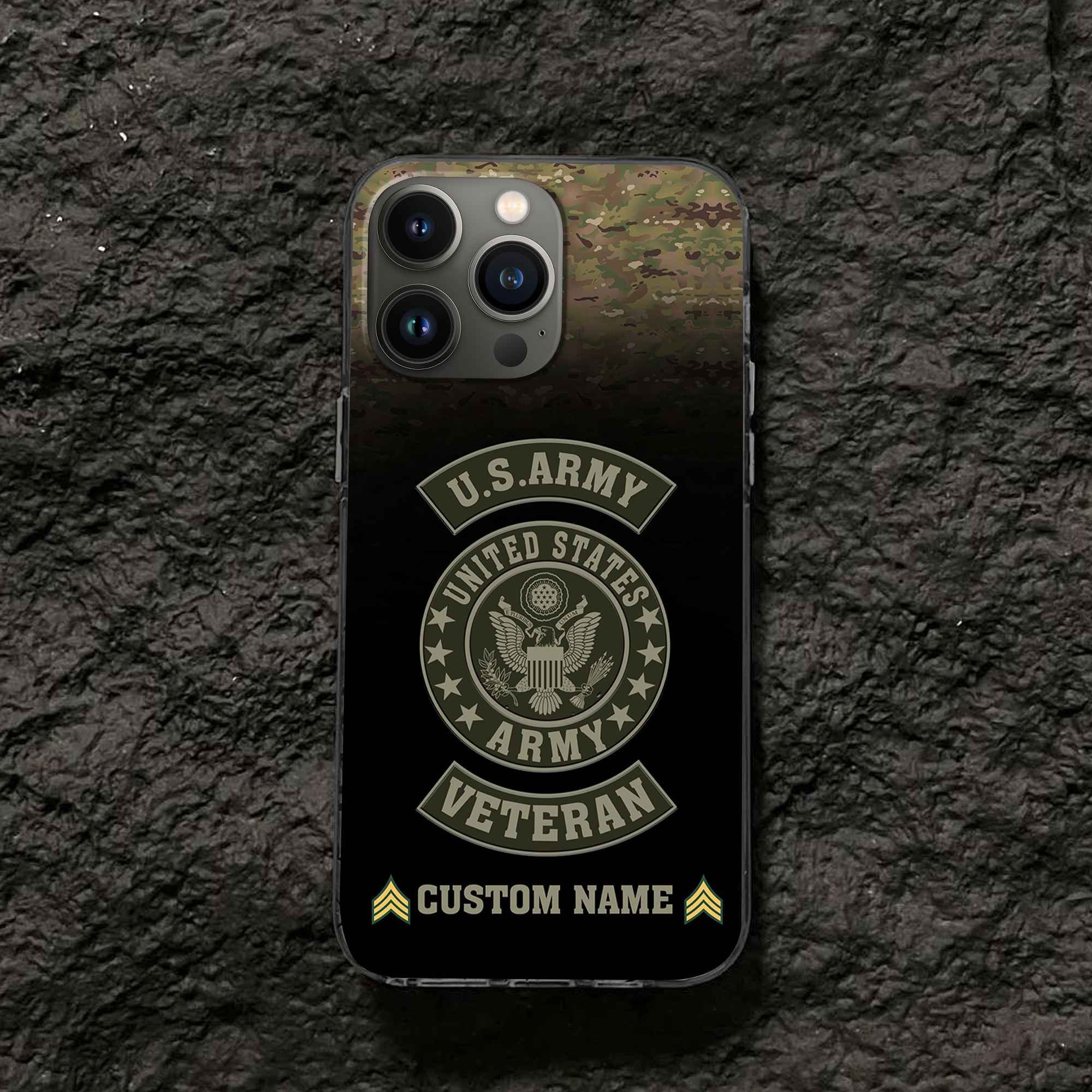 US Army Custom Phone Case VPVC502401, Gifts For Army Veteran, Best Gifts On Father's Day, Armed Forces Day, Independence Day, Veterans Day.