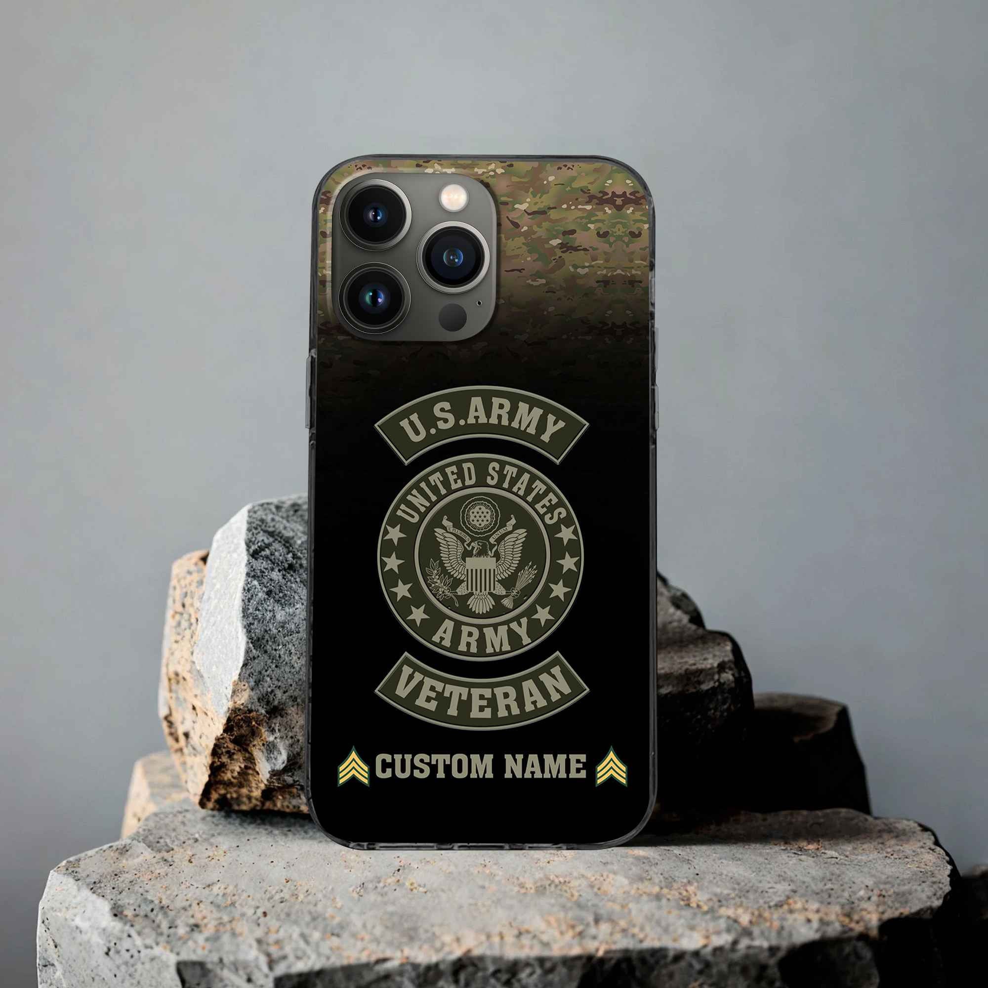 US Army Custom Phone Case VPVC502401, Gifts For Army Veteran, Best Gifts On Father's Day, Armed Forces Day, Independence Day, Veterans Day.