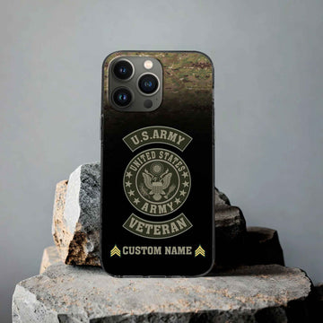 US Army Custom Phone Case VPVC502401, Gifts For Army Veteran, Best Gifts On Father's Day, Armed Forces Day, Independence Day, Veterans Day.