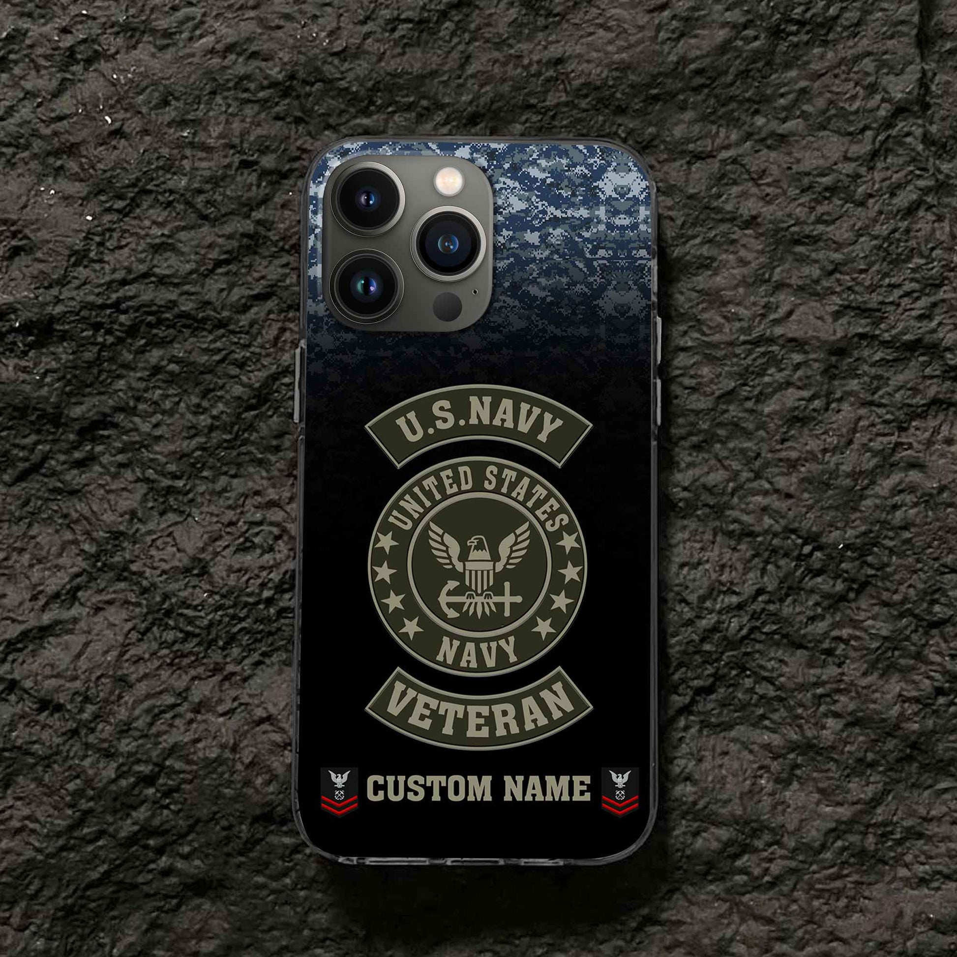 US Navy Custom Phone Case VPVC502402, Gifts For Navy Veteran, Best Gifts On Father's Day, Armed Forces Day, Independence Day, Veterans Day.