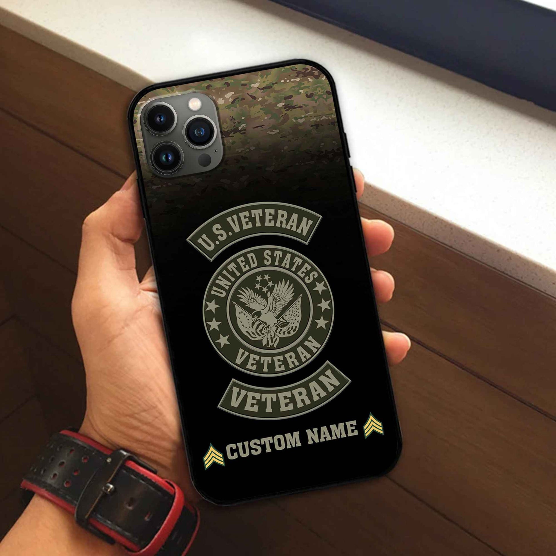 US Veteran Custom Phone Case VPVC502407, Gifts For US Veteran, Best Gifts On Father's Day, Armed Forces Day, Independence Day, Veterans Day.