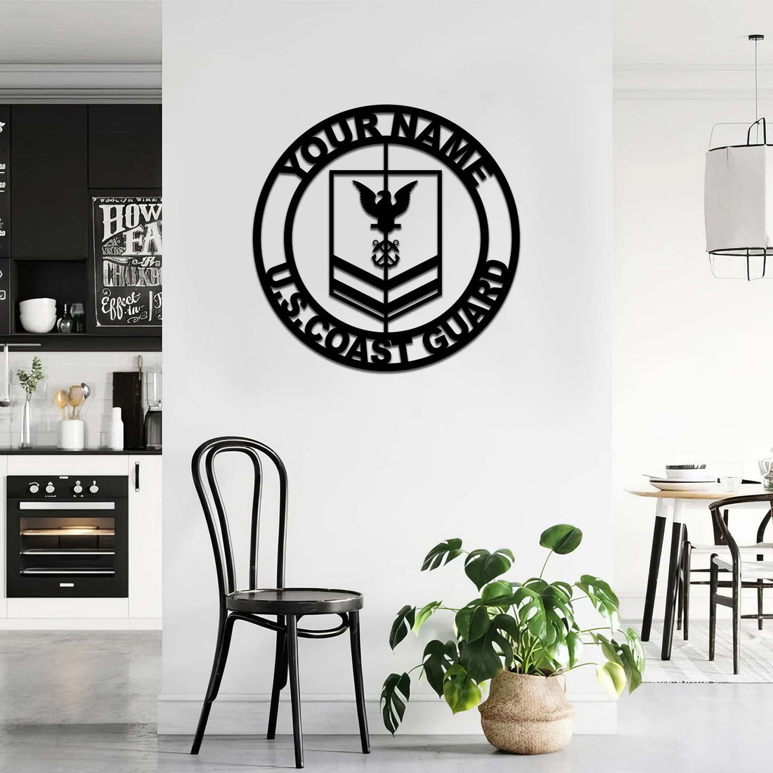 Premium Custom USCG Metal Signs VPVC900805, Gifts For Coast Guard Veteran