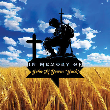 Premium Custom US Veteran Metal Signs VPVC901169, Gifts For US Veteran