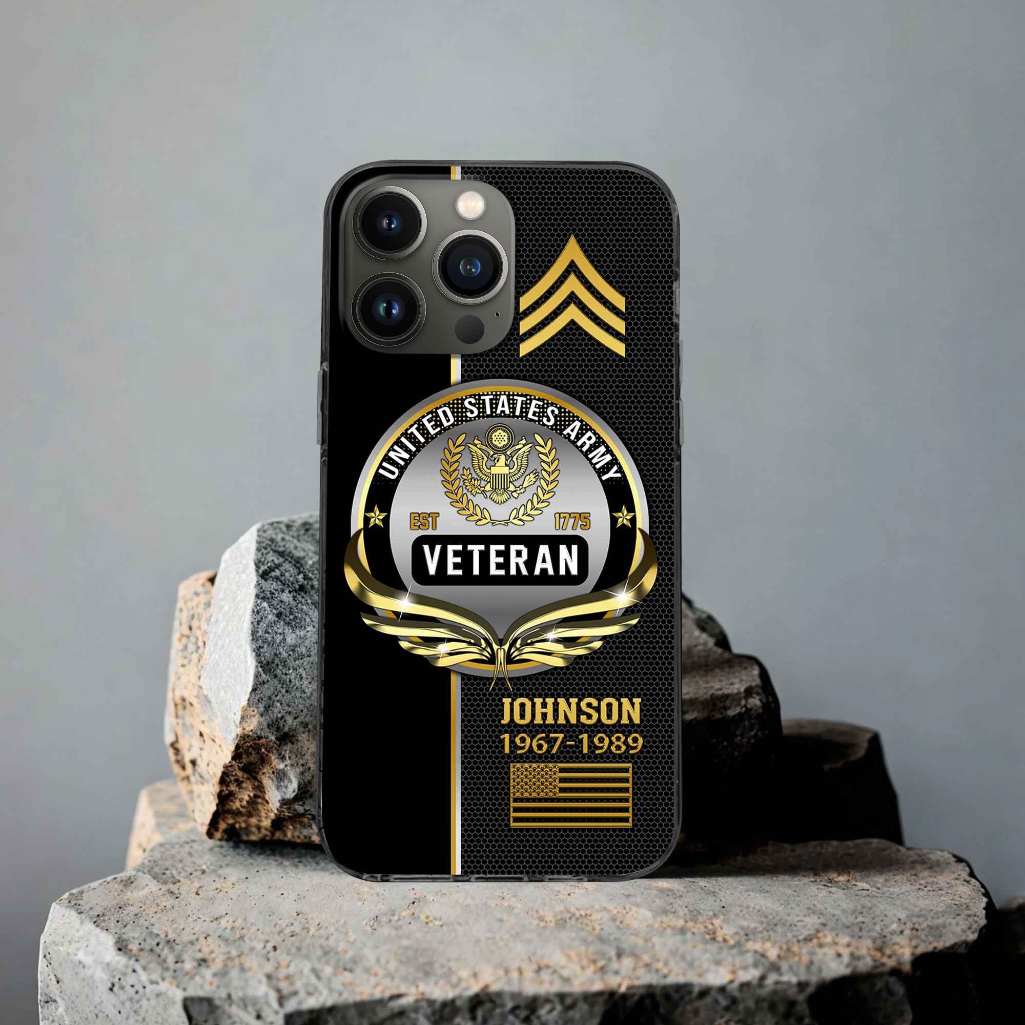 US Army Custom Phone Case VPVC502901, Gifts For Army Veteran, Best Gifts On Father's Day, Armed Forces Day, Independence Day, Veterans Day.