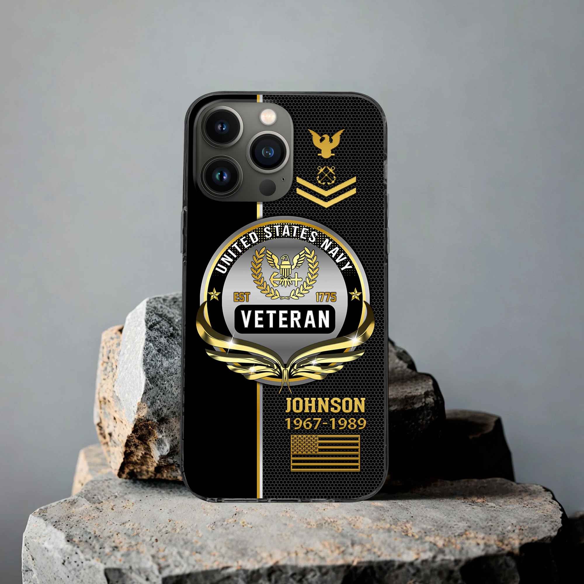 US Navy Custom Phone Case VPVC502902, Gifts For Navy Veteran, Best Gifts On Father's Day, Armed Forces Day, Independence Day, Veterans Day.
