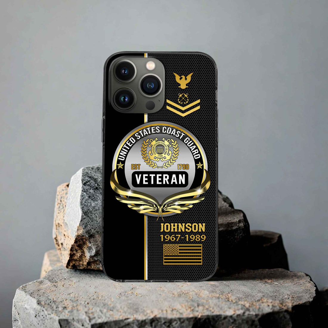 USCG Custom Phone Case VPVC502905, Gifts For Coast Guard Veteran, Best Gifts On Father's Day, Armed Forces Day, Independence Day, Veterans Day.