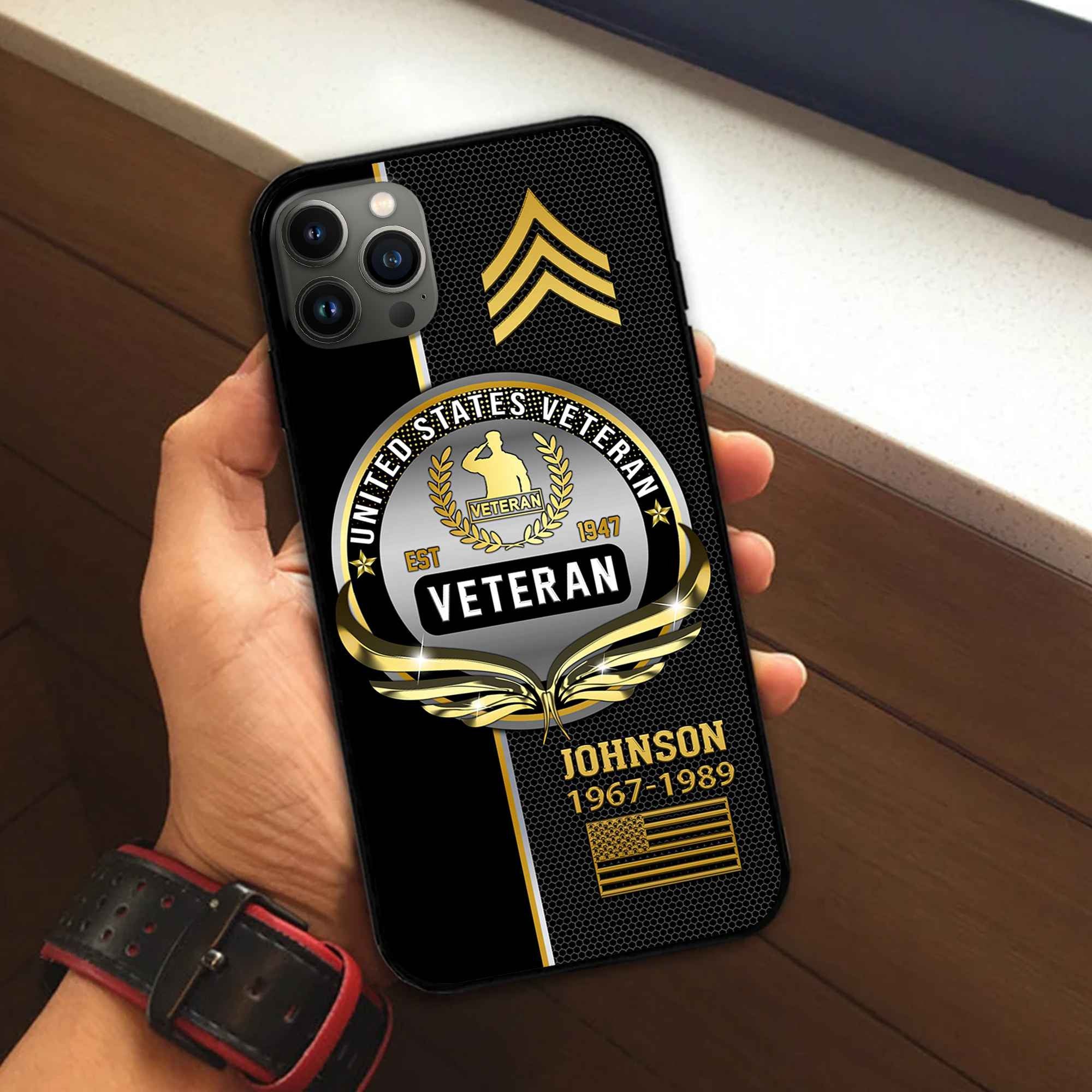 US Veteran Custom Phone Case VPVC502907, Gifts For US Veteran, Best Gifts On Father's Day, Armed Forces Day, Independence Day, Veterans Day.