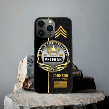US Veteran Custom Phone Case VPVC502907, Gifts For US Veteran, Best Gifts On Father's Day, Armed Forces Day, Independence Day, Veterans Day.