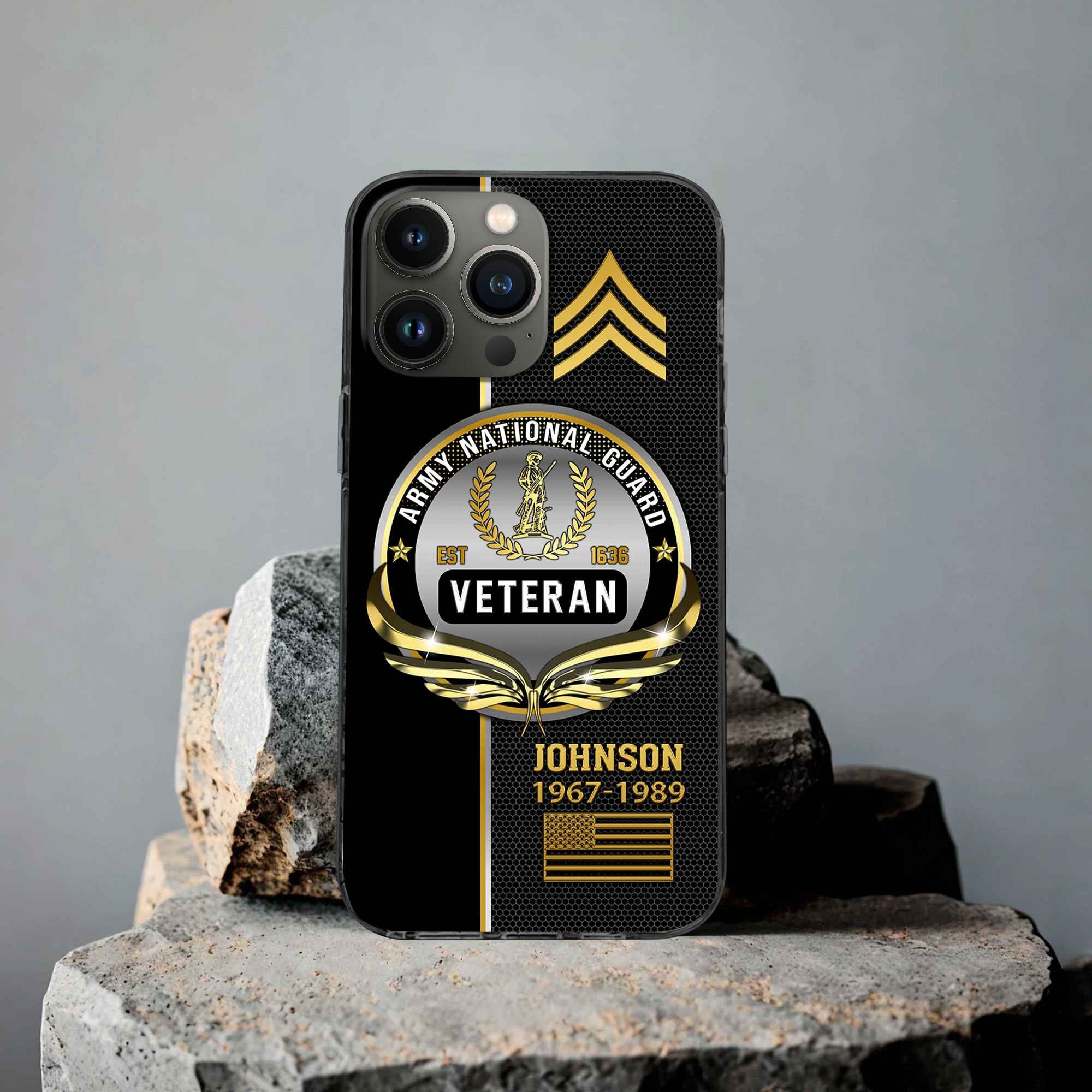 US Army National Guard Custom Phone Case VPVC502908, Gifts For Army National Guard Veteran, Best Gifts On Father's Day, Armed Forces Day, Independence Day, Veterans Day.