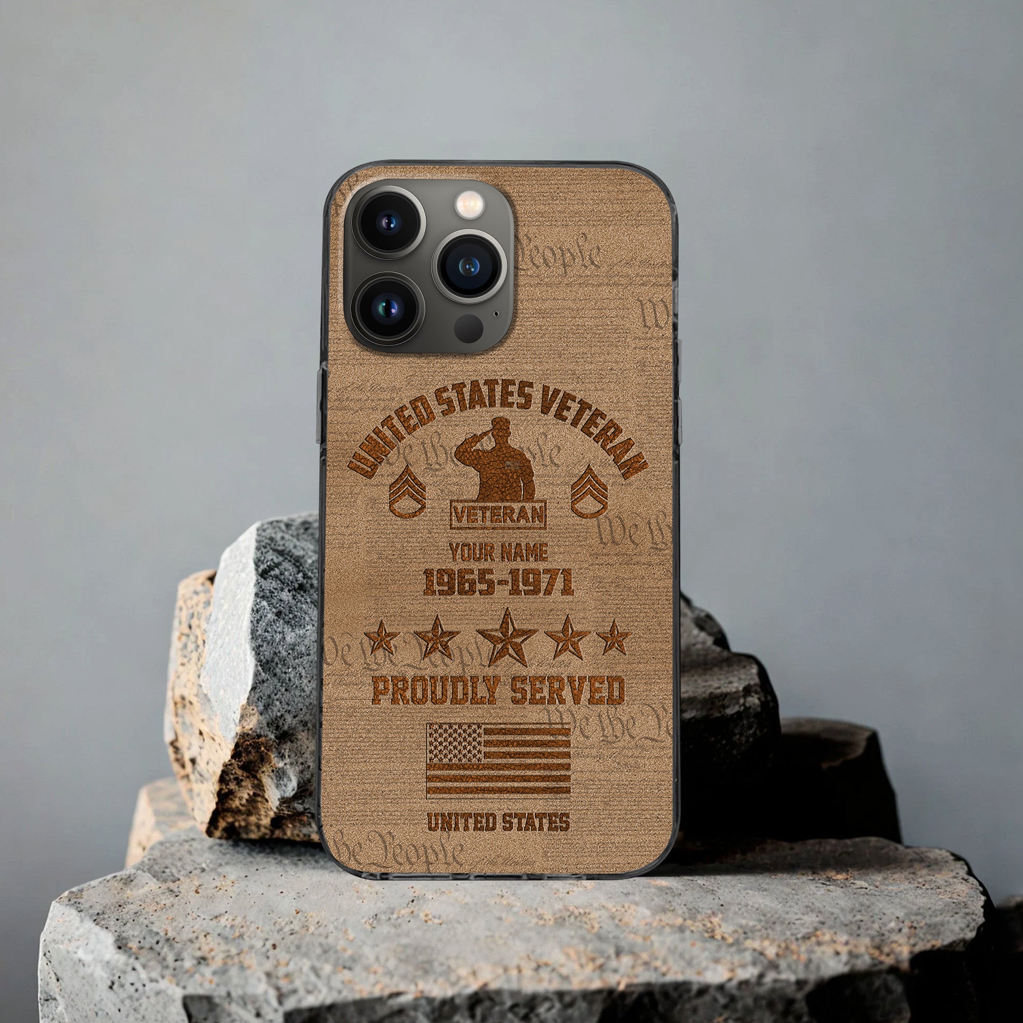 US Veteran Custom Phone Case VPVC503407, Gifts For US Veteran, Best Gifts On Father's Day, Armed Forces Day, Independence Day, Veterans Day.