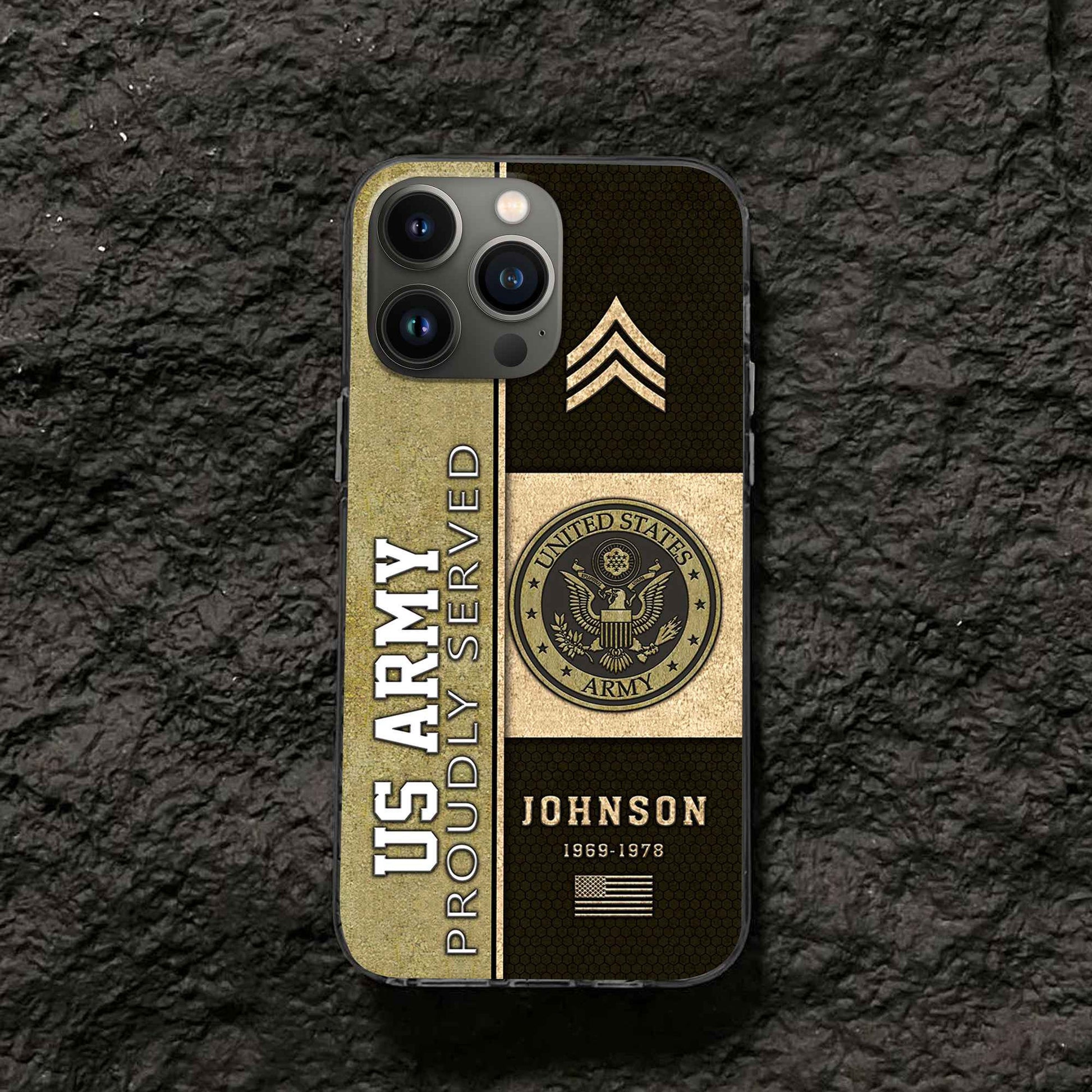 US Army Custom Phone Case VPVC503901, Gifts For Army Veteran, Best Gifts On Father's Day, Armed Forces Day, Independence Day, Veterans Day.