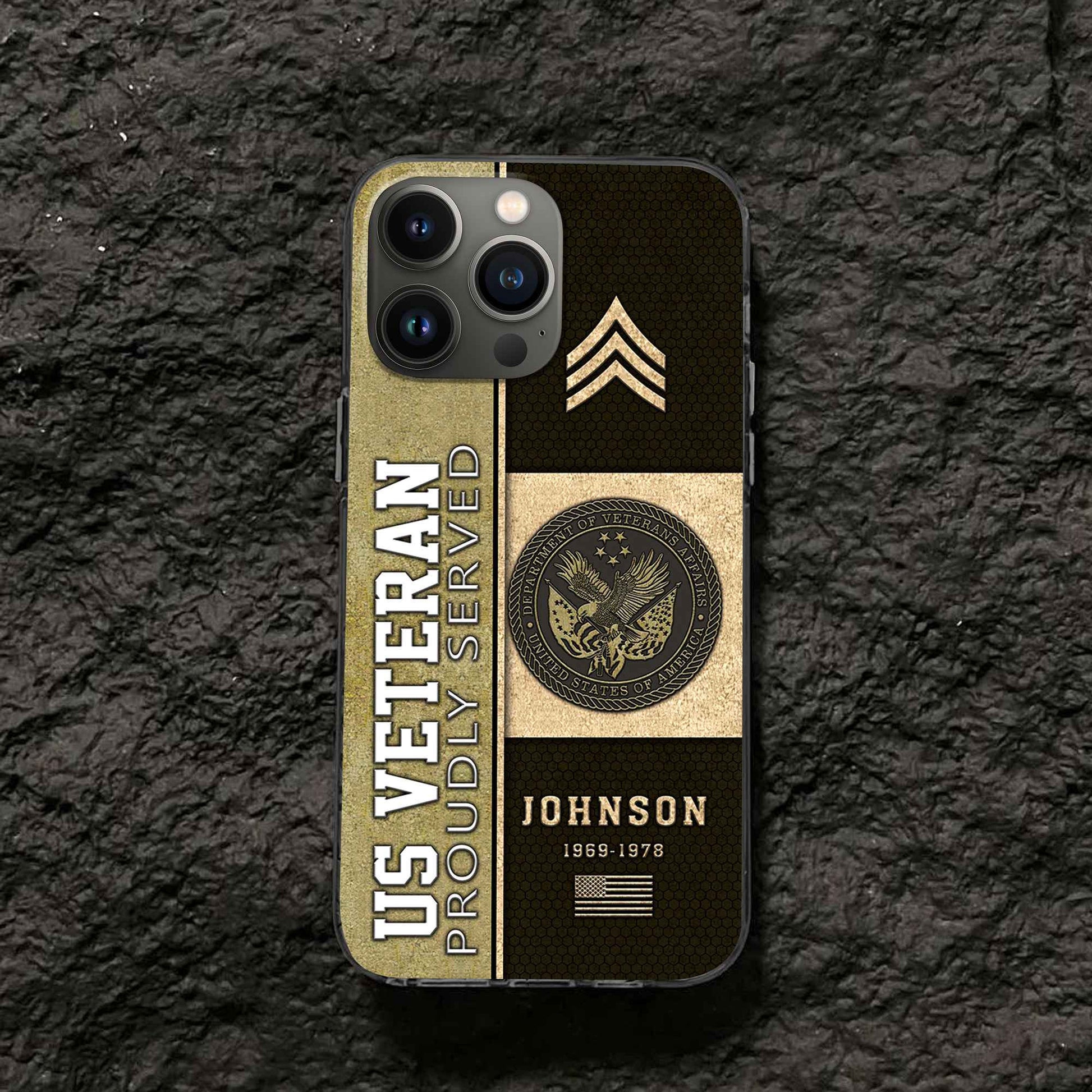 US Veteran Custom Phone Case VPVC503907, Gifts For US Veteran, Best Gifts On Father's Day, Armed Forces Day, Independence Day, Veterans Day.