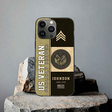 US Veteran Custom Phone Case VPVC503907, Gifts For US Veteran, Best Gifts On Father's Day, Armed Forces Day, Independence Day, Veterans Day.