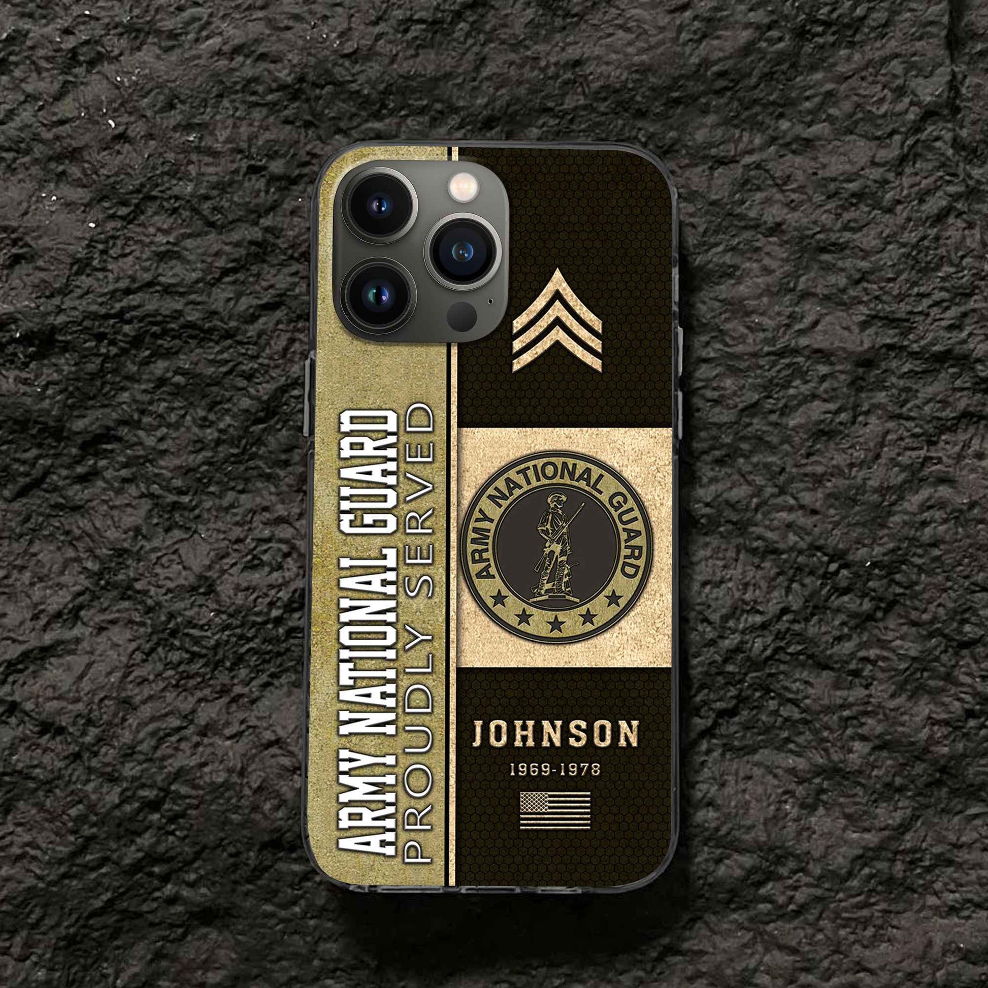 US Army National Guard Custom Phone Case VPVC503908, Gifts For Army National Guard Veteran, Best Gifts On Father's Day, Armed Forces Day, Independence Day, Veterans Day.