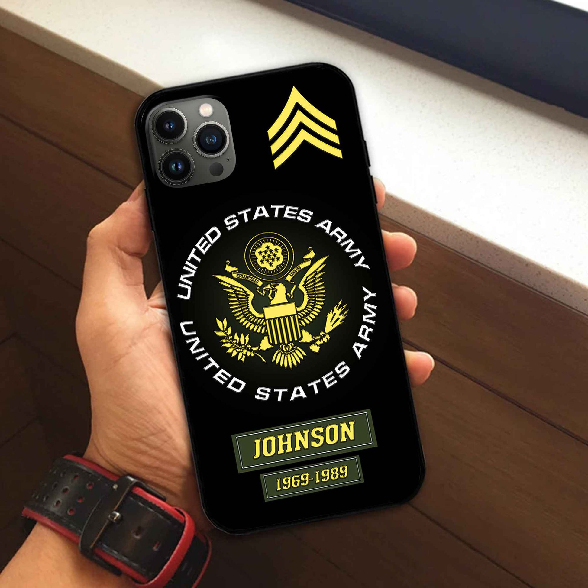 US Army Custom Phone Case VPVC504401, Gifts For Army Veteran, Best Gifts On Father's Day, Armed Forces Day, Independence Day, Veterans Day.