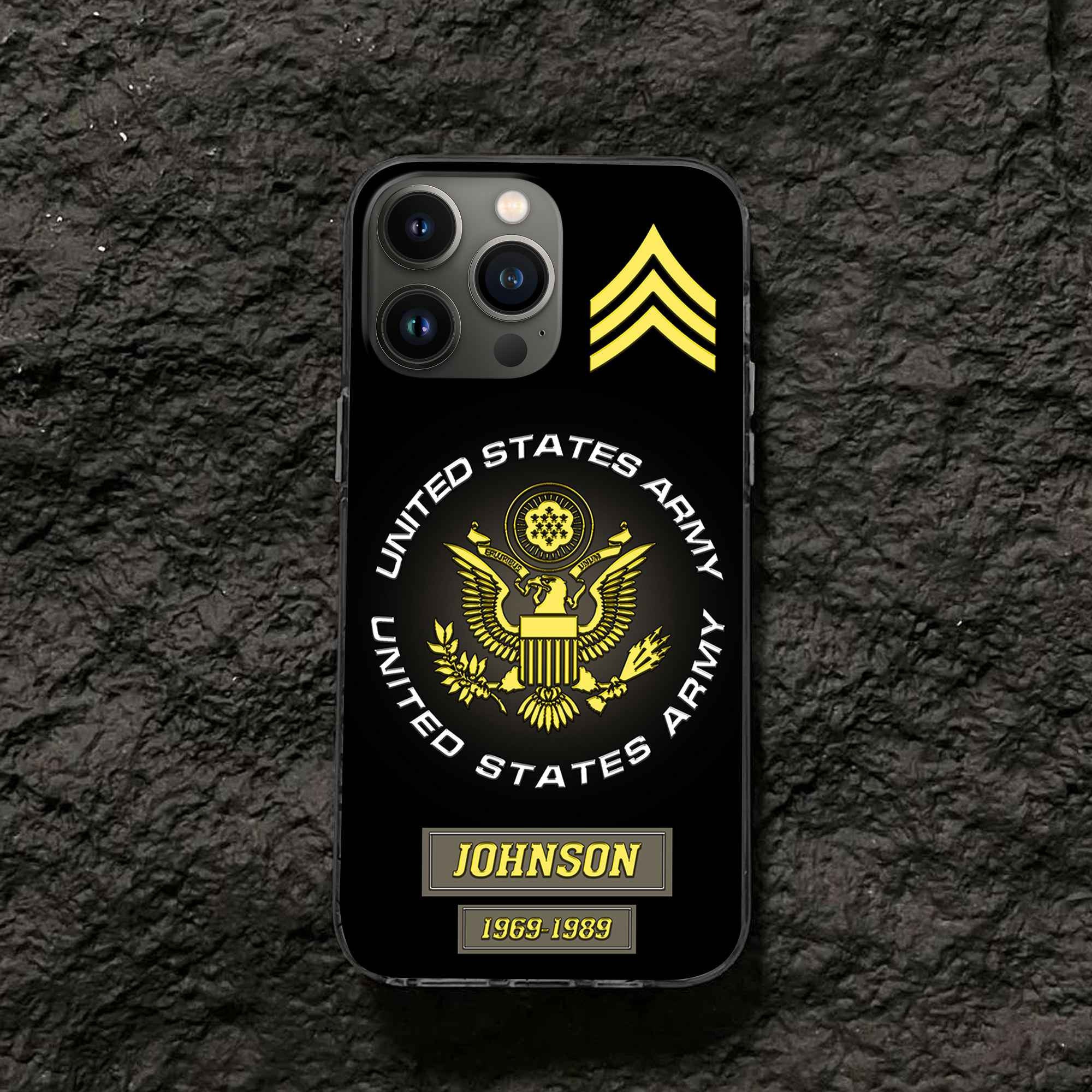 US Army Custom Phone Case VPVC504410, Gifts For Army Veteran, Best Gifts On Father's Day, Armed Forces Day, Independence Day, Veterans Day.