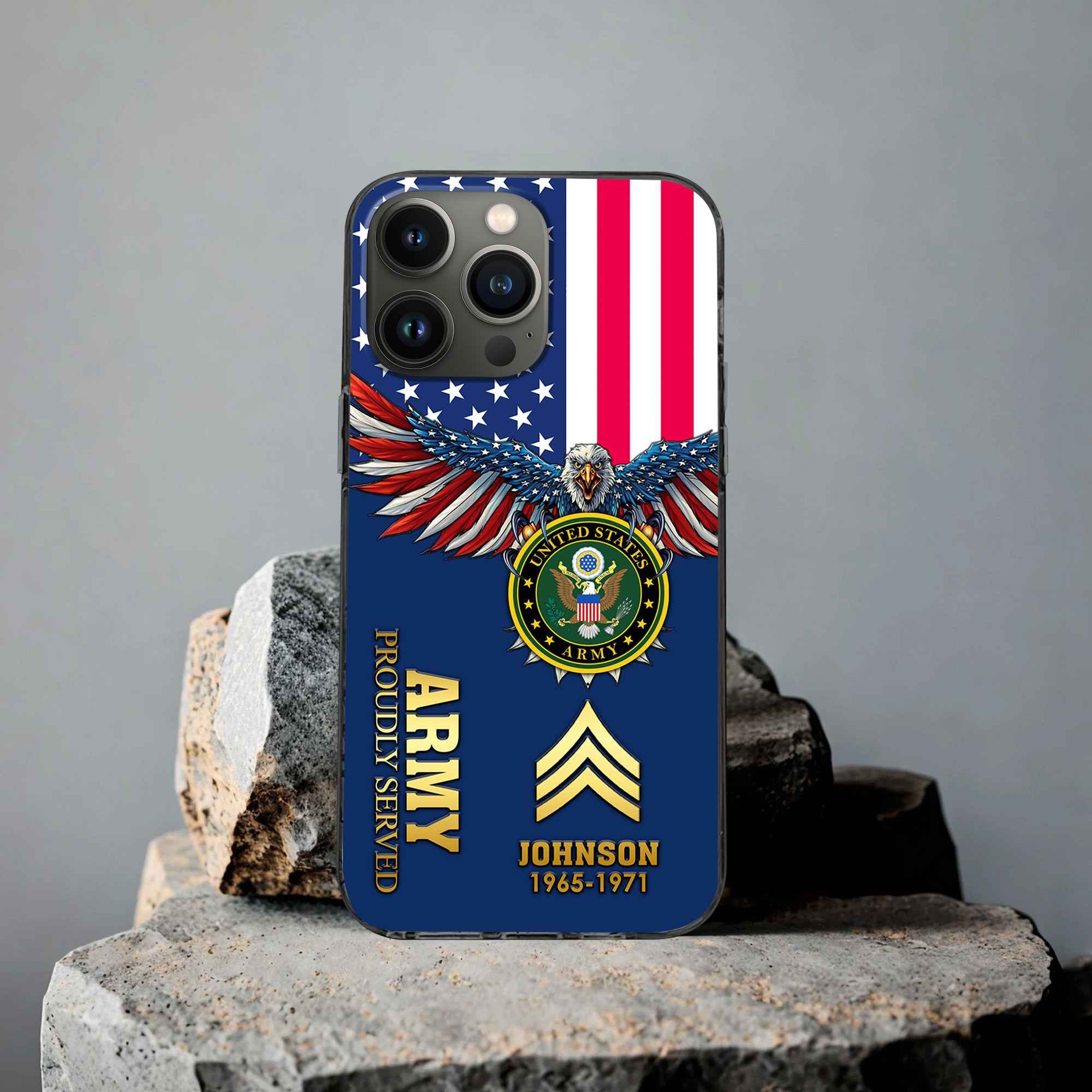 US Army Custom Phone Case VPVC505401, Gifts For Army Veteran, Best Gifts On Father's Day, Armed Forces Day, Independence Day, Veterans Day.