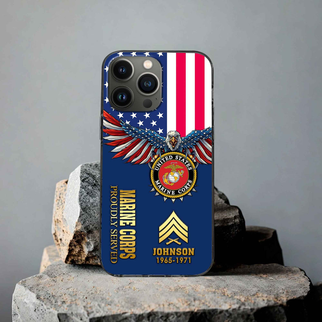 USMC Custom Phone Case VPVC505403, Gifts For Marine Veteran, Best Gifts On Father's Day, Armed Forces Day, Independence Day, Veterans Day.