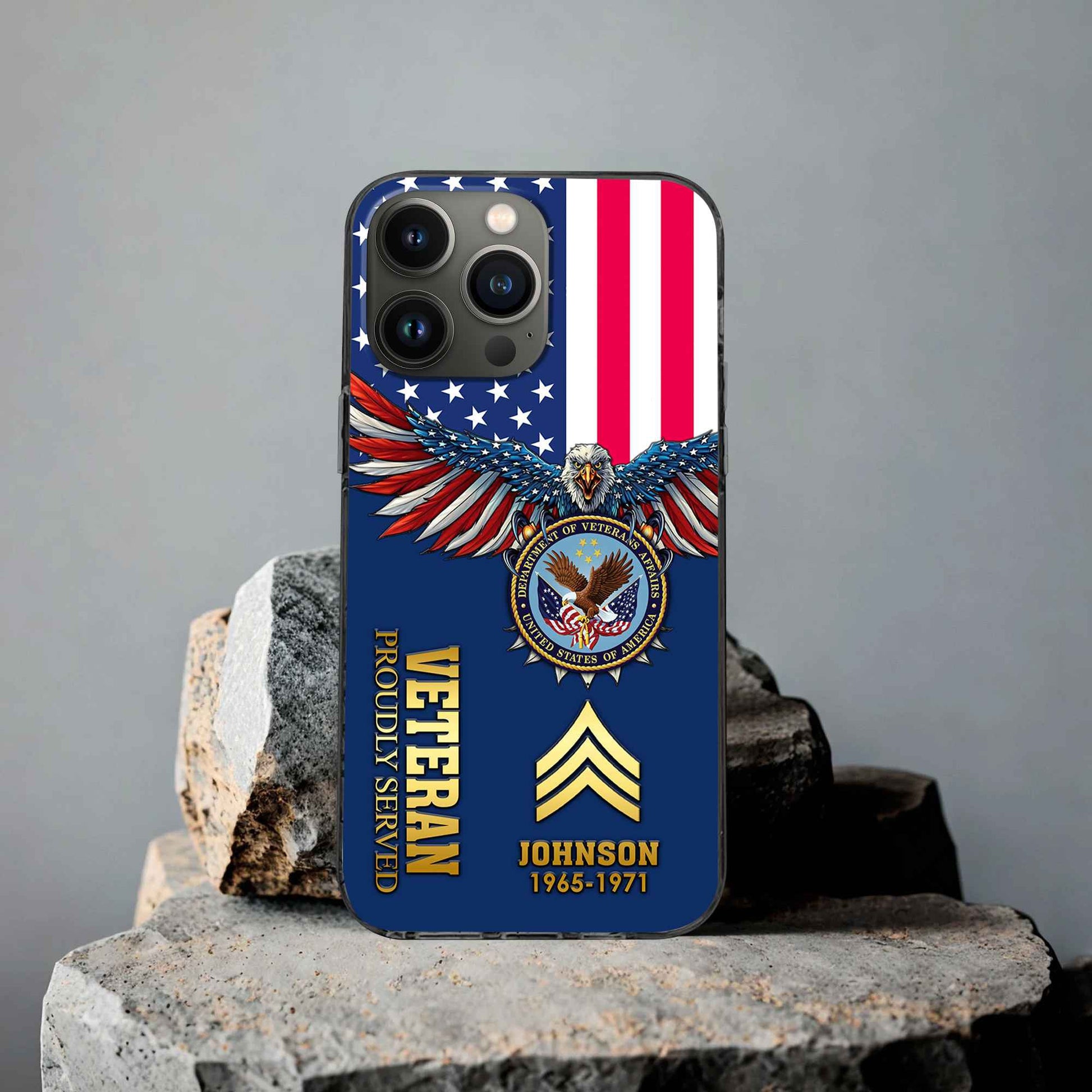 US Veteran Custom Phone Case VPVC505407, Gifts For US Veteran, Best Gifts On Father's Day, Armed Forces Day, Independence Day, Veterans Day.