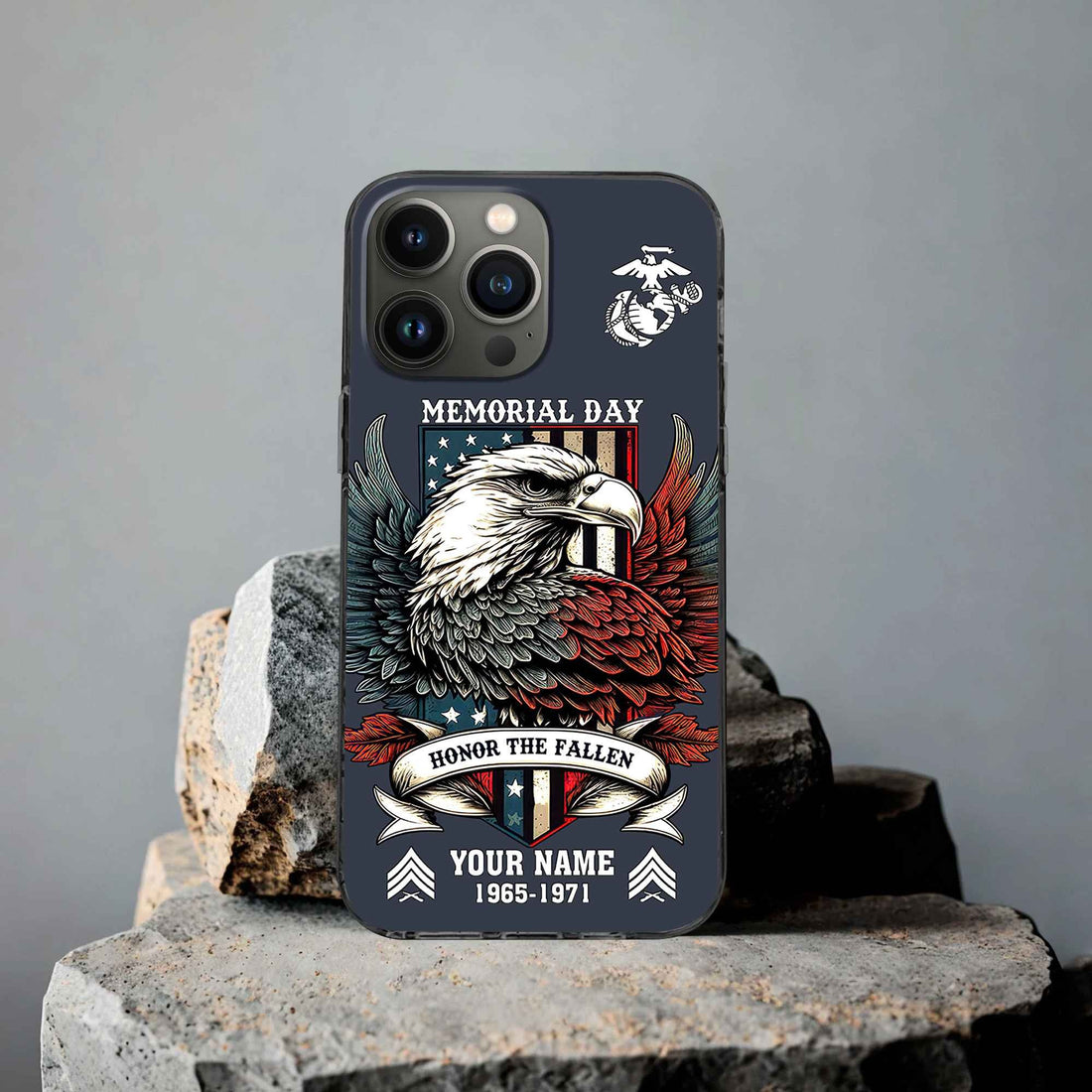 USMC Custom Phone Case VPVC505903, Gifts For Marine Veteran, Best Gifts On Father's Day, Armed Forces Day, Independence Day, Veterans Day.