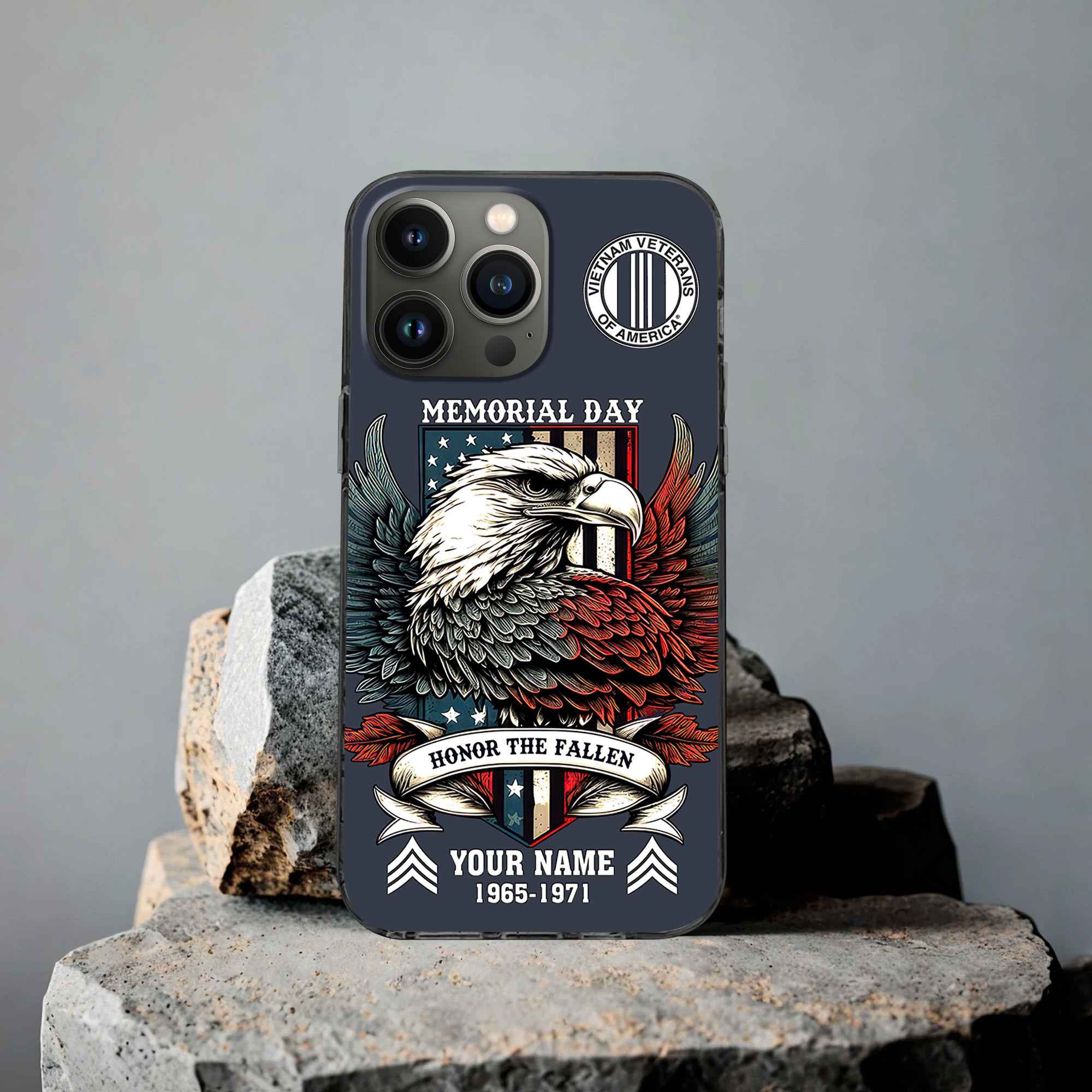 Vietnam Veteran Custom Phone Case VPVC505906, Gifts For Vietnam Veteran, Best Gifts On Father's Day, Armed Forces Day, Independence Day, Veterans Day.