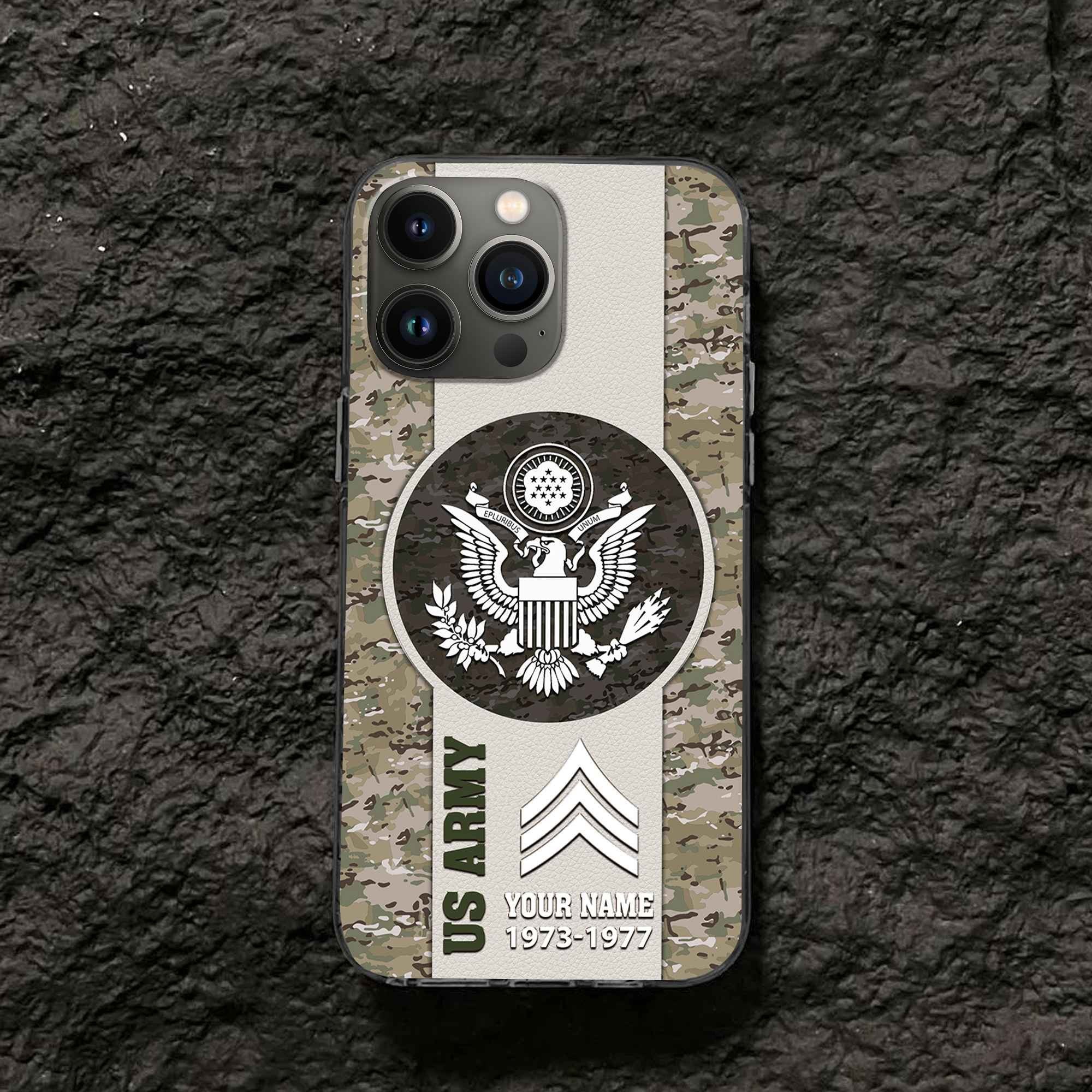 US Army Custom Phone Case VPVC506401, Gifts For Army Veteran, Best Gifts On Father's Day, Armed Forces Day, Independence Day, Veterans Day.