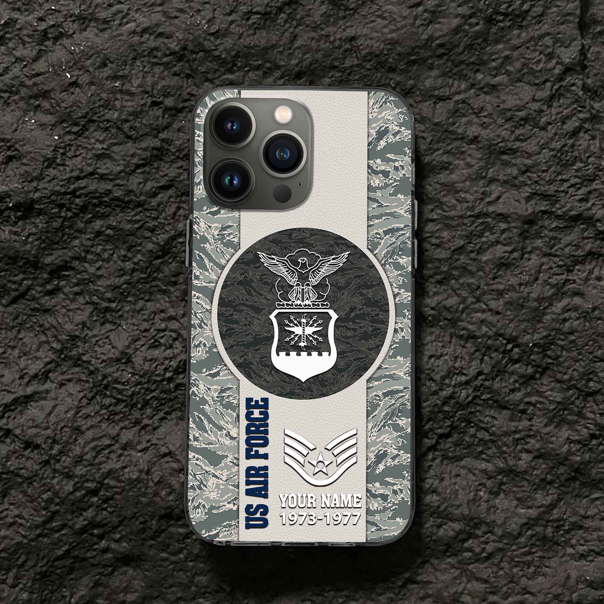 USAF Custom Phone Case VPVC506412, Gifts For Air Force Veteran, Best Gifts On Father's Day, Armed Forces Day, Independence Day, Veterans Day.