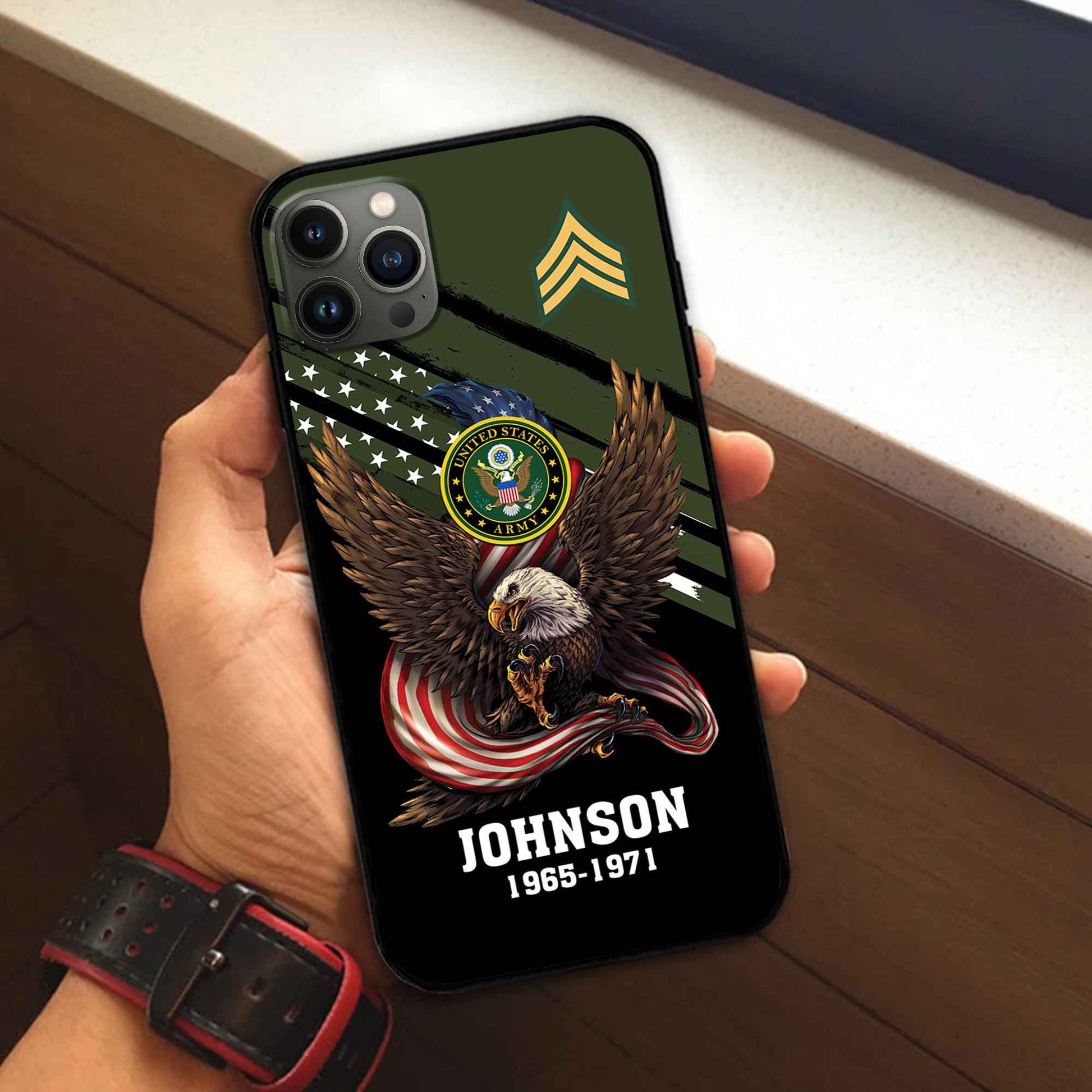 US Army Custom Phone Case VPVC507001, Gifts For Army Veteran, Best Gifts On Father's Day, Armed Forces Day, Independence Day, Veterans Day.