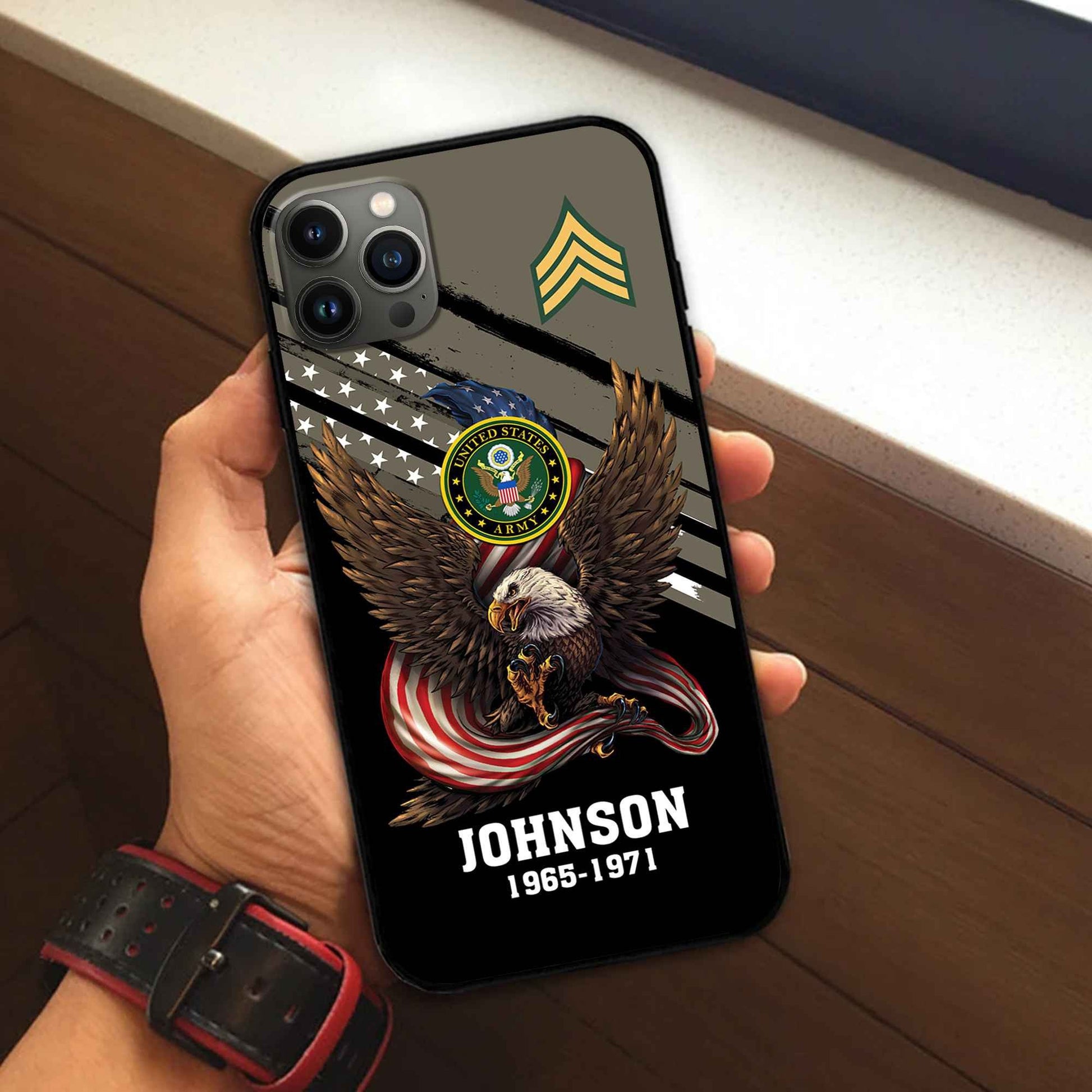 US Army Custom Phone Case VPVC507010, Gifts For Army Veteran, Best Gifts On Father's Day, Armed Forces Day, Independence Day, Veterans Day.