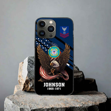 USCG Custom Phone Case VPVC507005, Gifts For Coast Guard Veteran, Best Gifts On Father's Day, Armed Forces Day, Independence Day, Veterans Day.