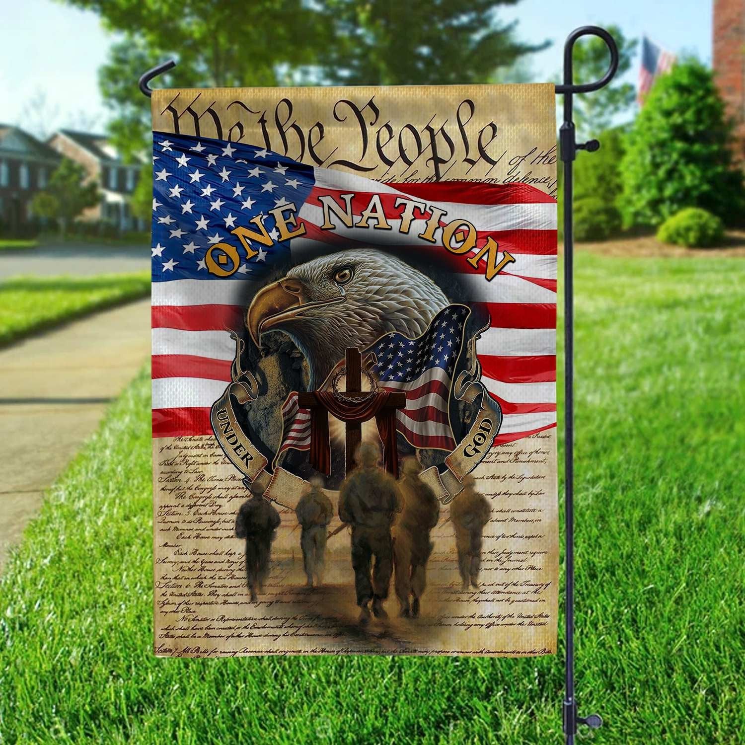 US Veteran Flag VPVC112101, Gift For US Veteran, American Flag, Patriotic Flag, Garden Flag, House Flag