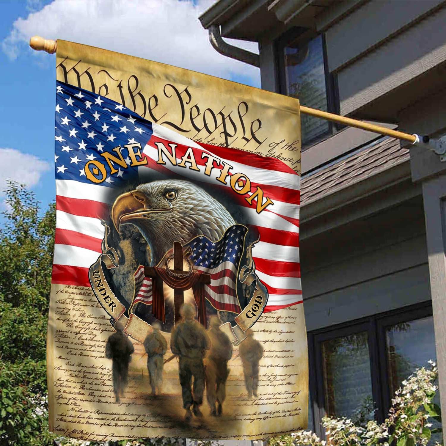 US Veteran Flag VPVC112101, Gift For US Veteran, American Flag, Patriotic Flag, Garden Flag, House Flag