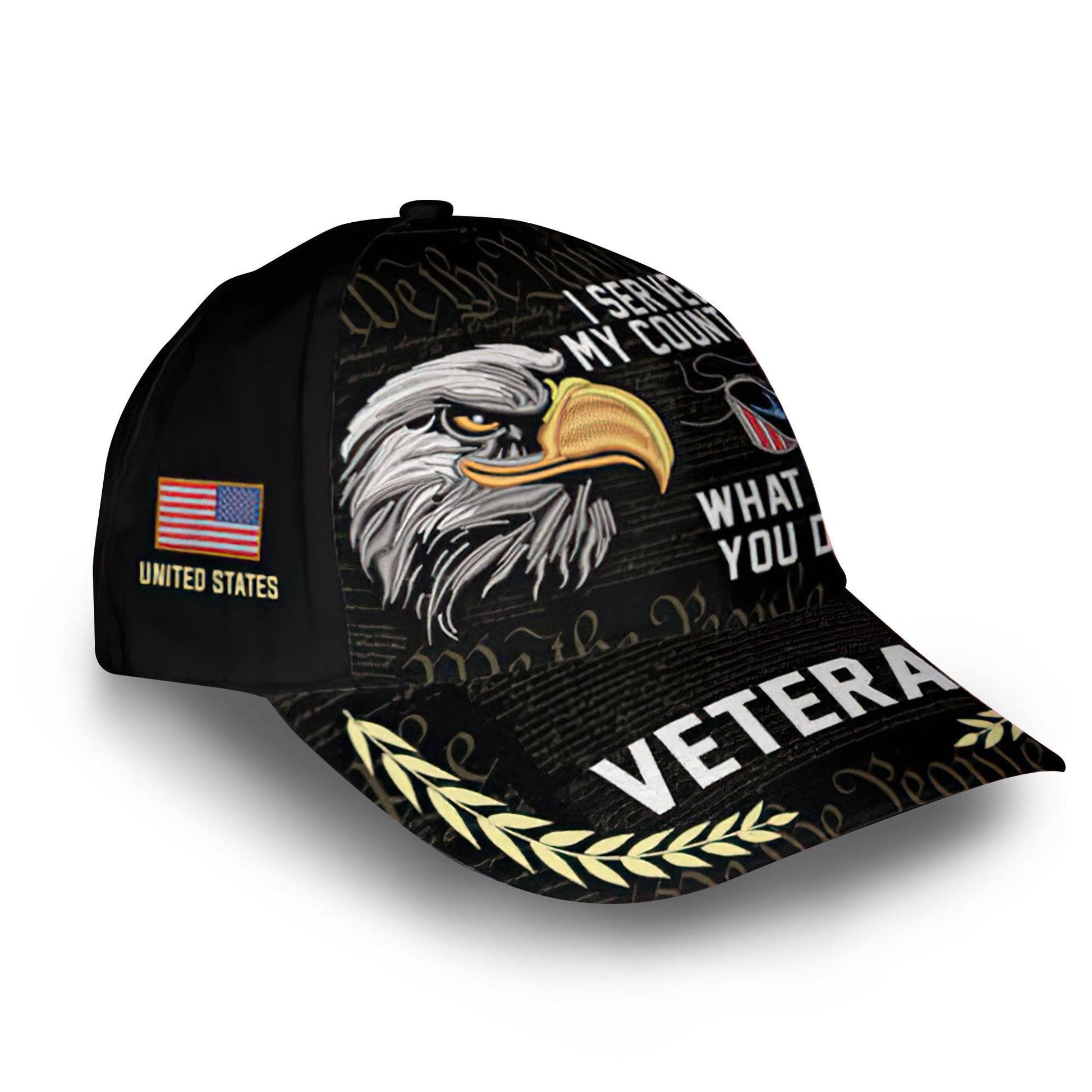Unique Custom Name, Rank, USAF Cap VPVC014809, Gifts For Air Force Veteran, Best Gifts On Father's Day, Independence Day, Veterans Day.