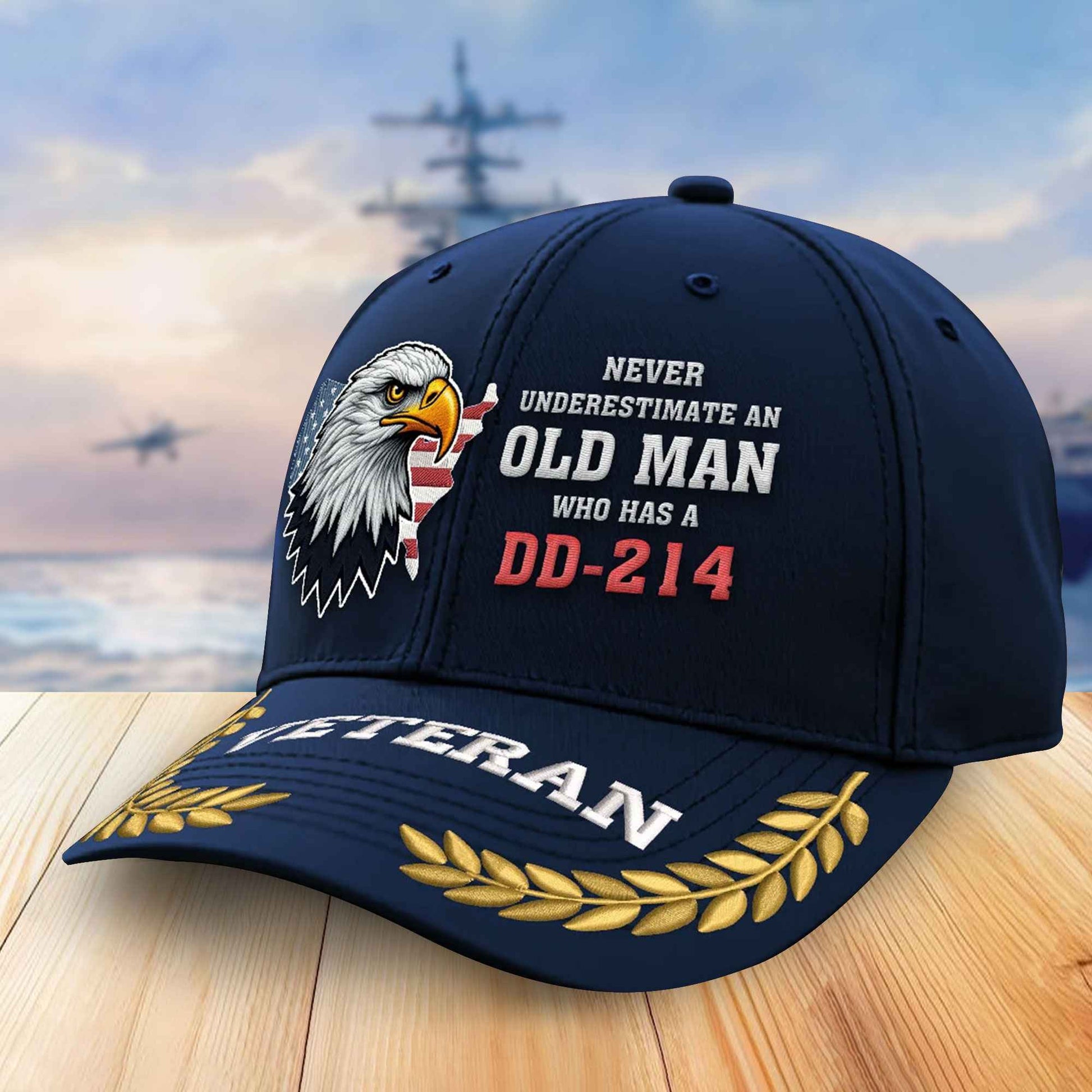 Premium US Veterans Embroidered Baseball Hats VPVC305102, Gifts For Veterans On Father's Day, Armed Forces Day, Independence Day, Veterans Day.