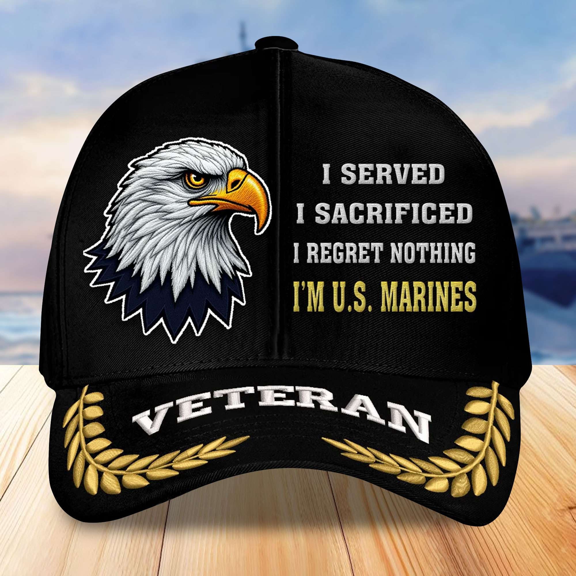 Premium USMC Embroidered Baseball Hats VPVC305203, Gifts For Marine Veterans On Father's Day, Armed Forces Day, Independence Day, Veterans Day.