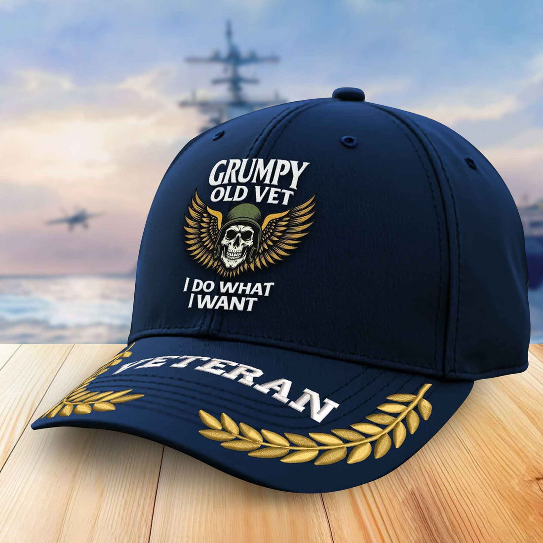 Premium US Veterans Embroidered Baseball Hats VPVC306202, Gifts For Veterans On Father's Day, Armed Forces Day, Independence Day, Veterans Day.