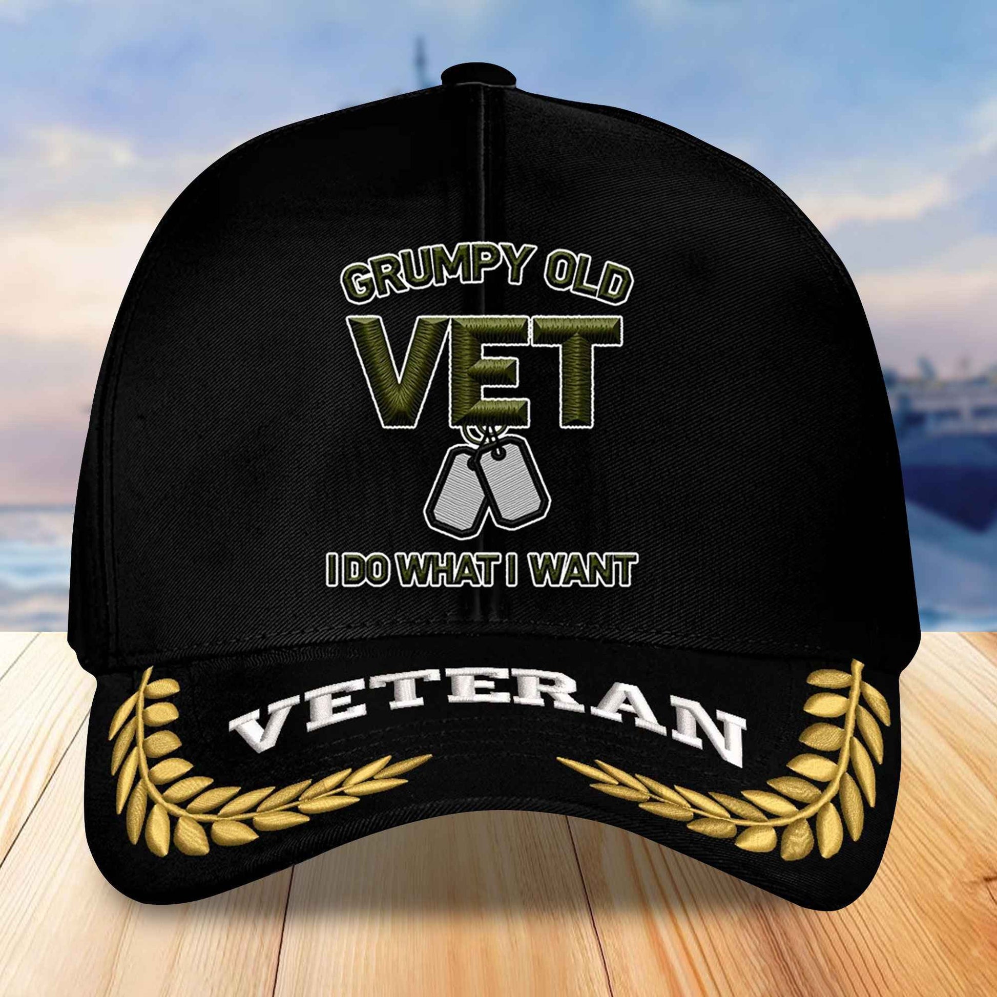 Premium US Veterans Embroidered Baseball Hats VPVC306403, Gifts For Veterans On Father's Day, Armed Forces Day, Independence Day, Veterans Day.