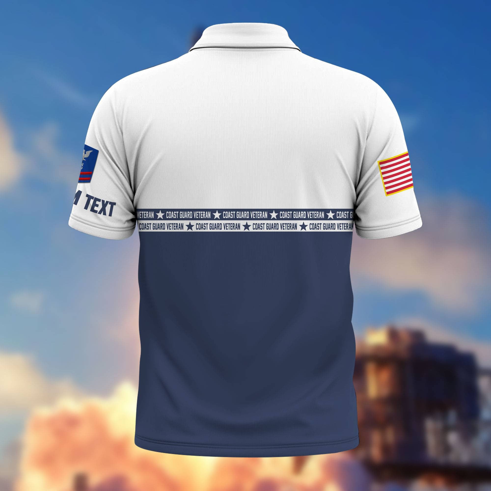 USCG Custom Polo Shirt VPVC216905, Gifts For Coast Guard Veteran, Best Gifts On Father's Day, Armed Forces Day, Independence Day, Veterans Day.