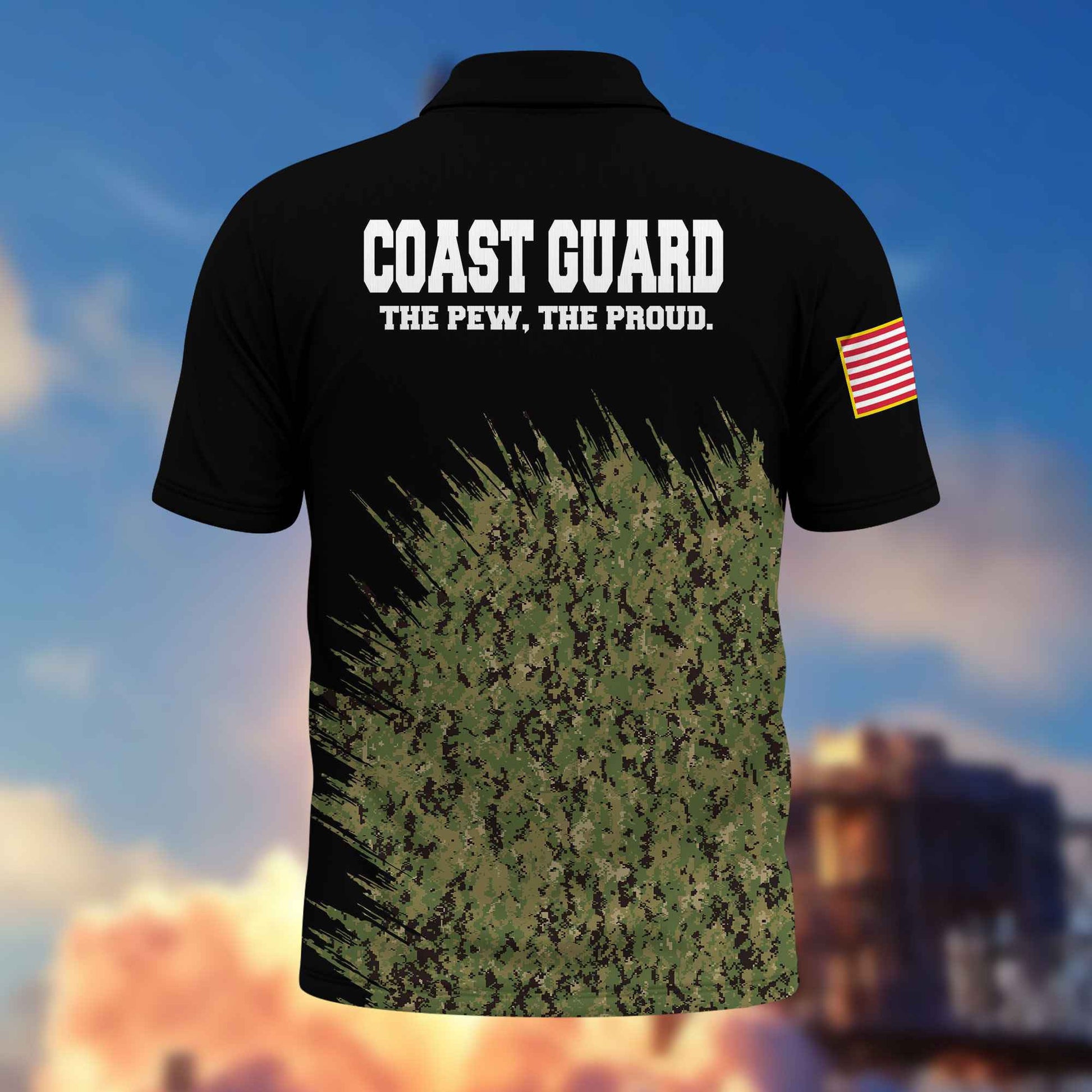 Unique USCG Polo Shirt VPVC217705, Gifts For Coast Guard Veteran, Best Gifts On Father's Day, Independence Day, Veterans Day.